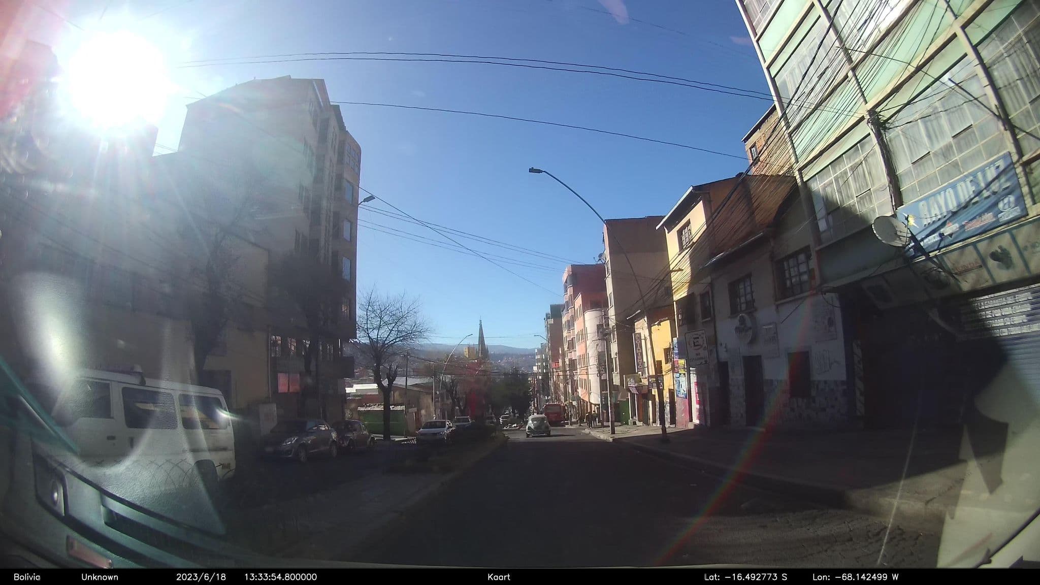Street view near Alojamiento Las Condes, La Paz