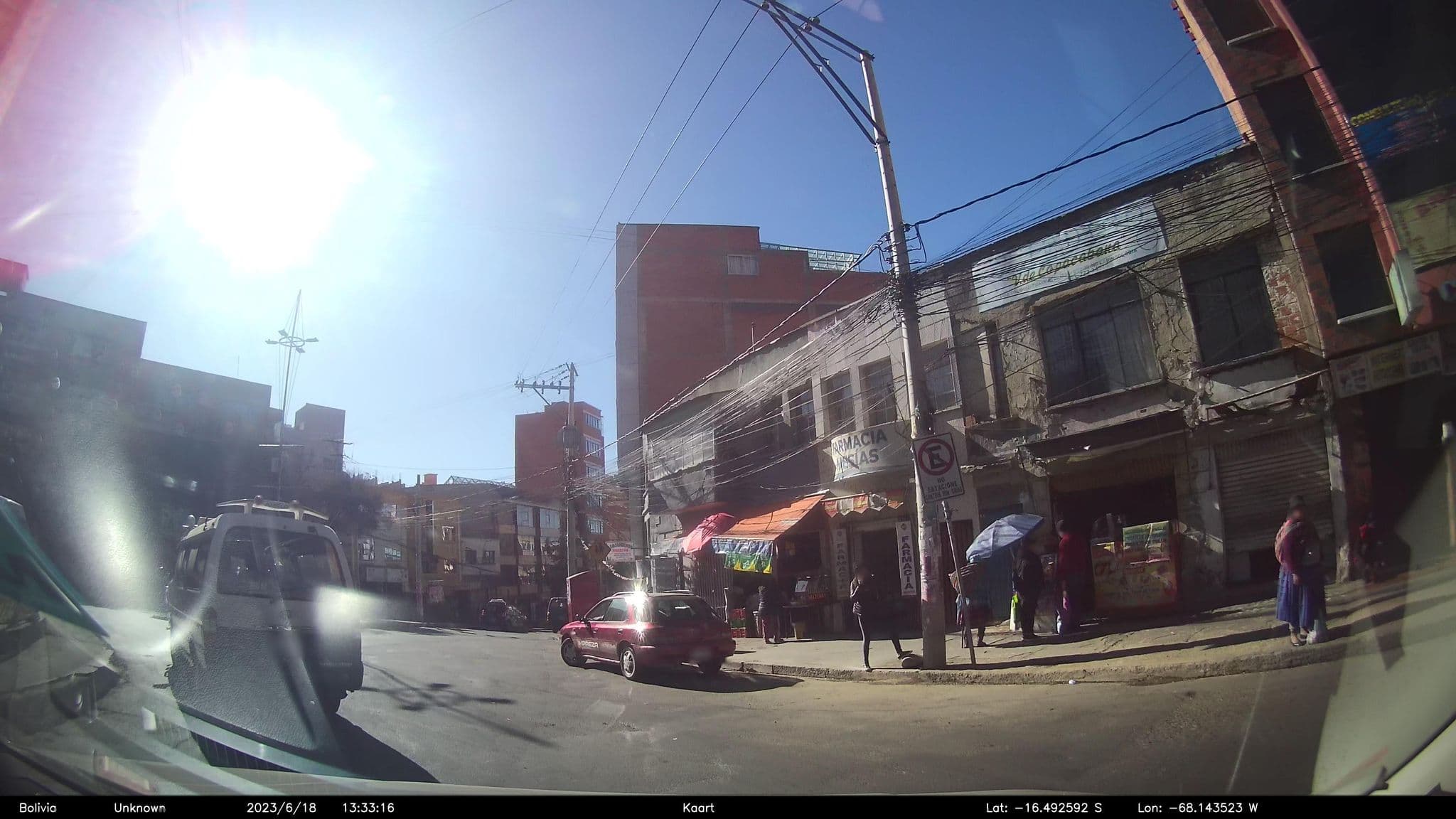 Street view near Alojamiento Dulce Flor, La Paz