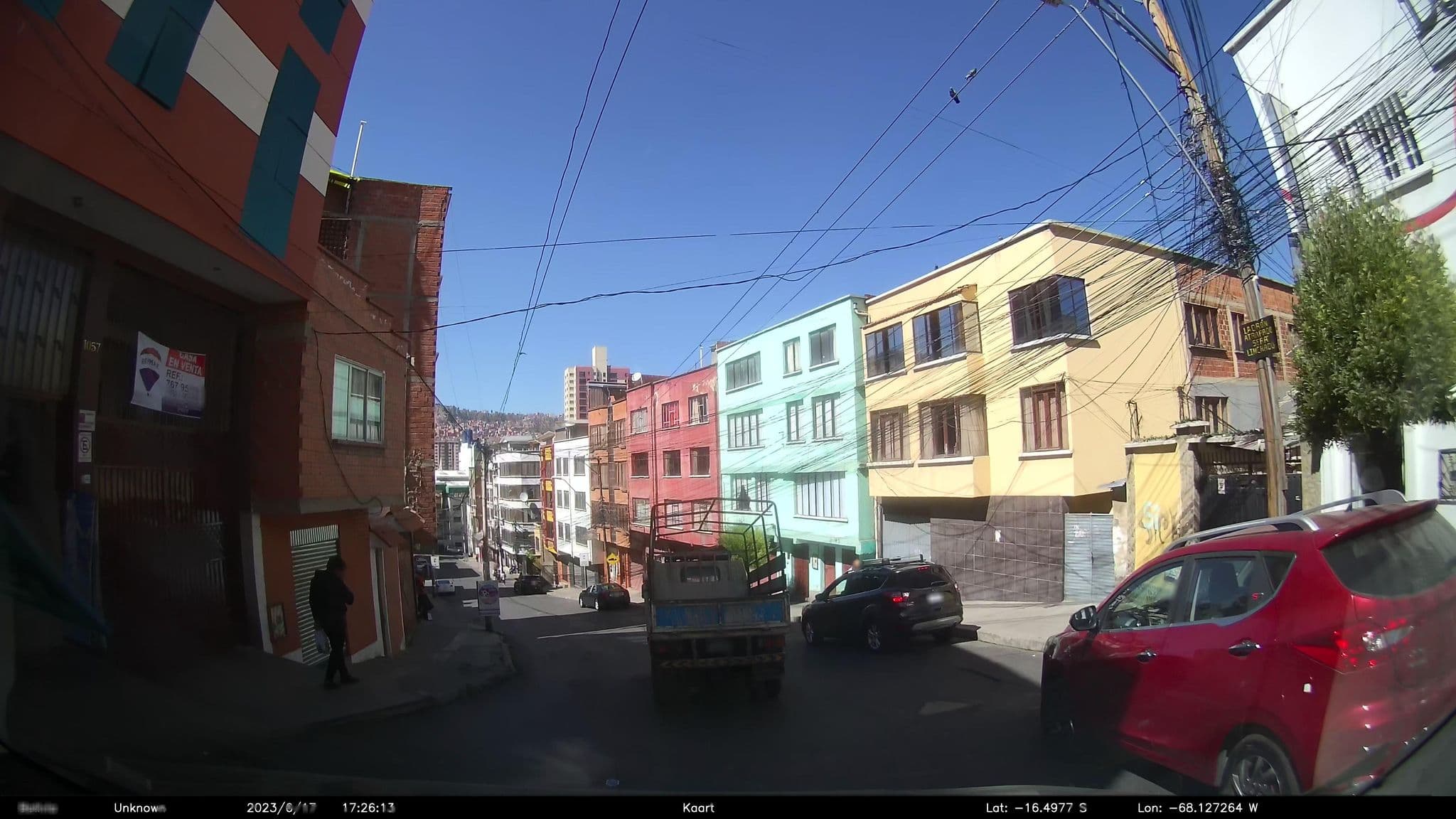 Street view near Hostal Don Nelo, La Paz