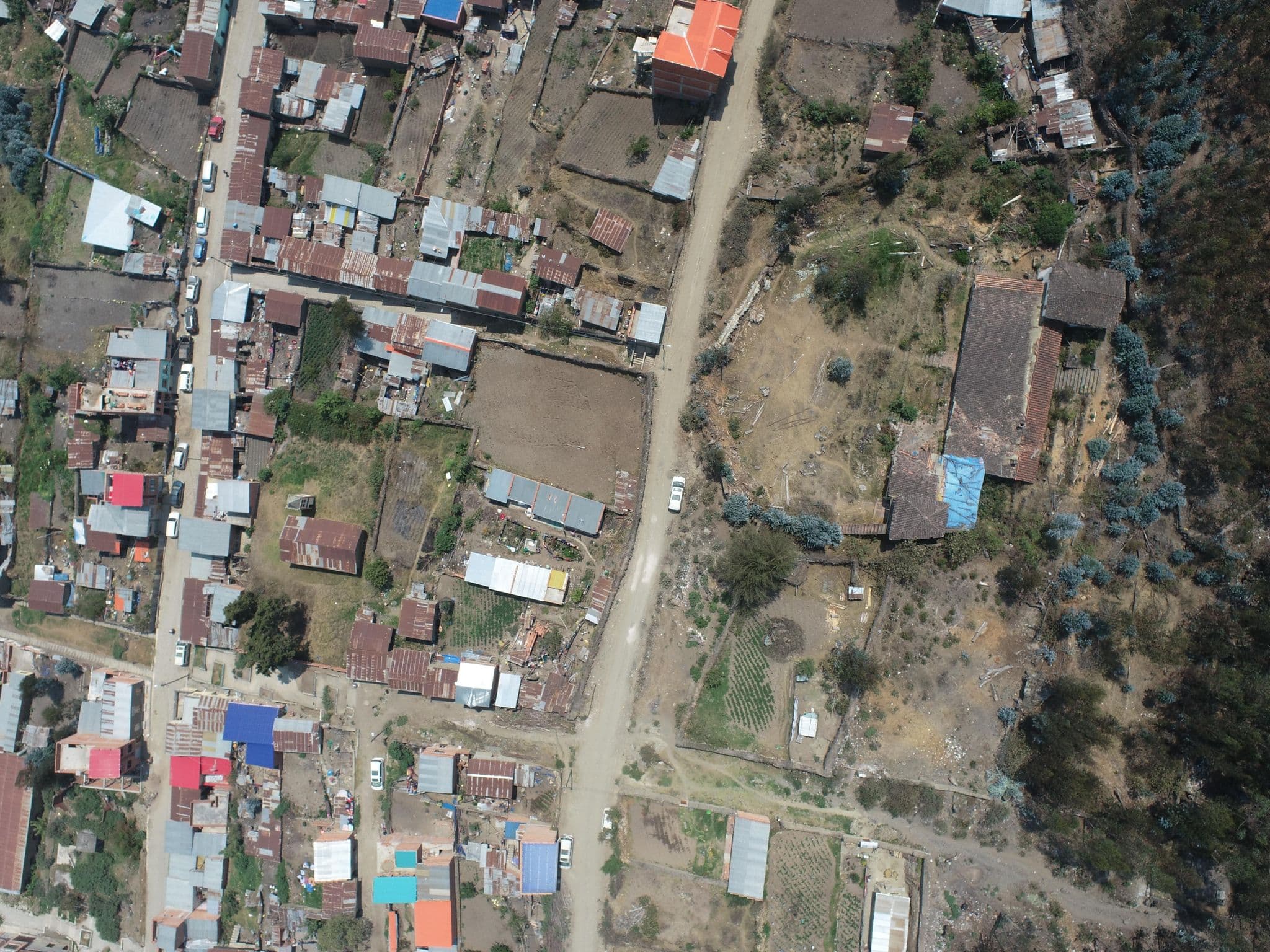 Street view near Hostal Colibri, Quime — © cieloflores (CC BY-SA · Mapillary)