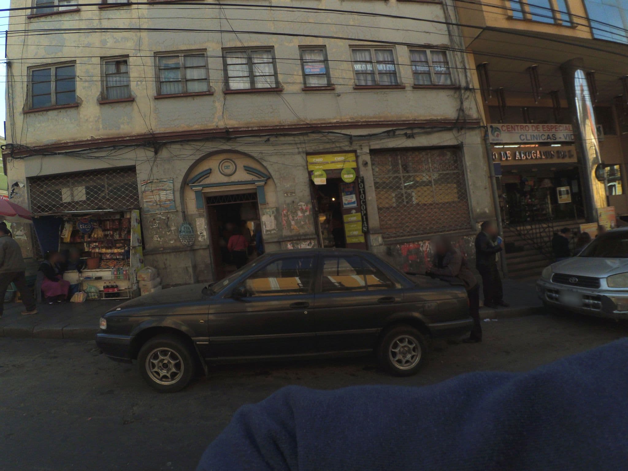 Street view near Hostal Pancaira, La Paz