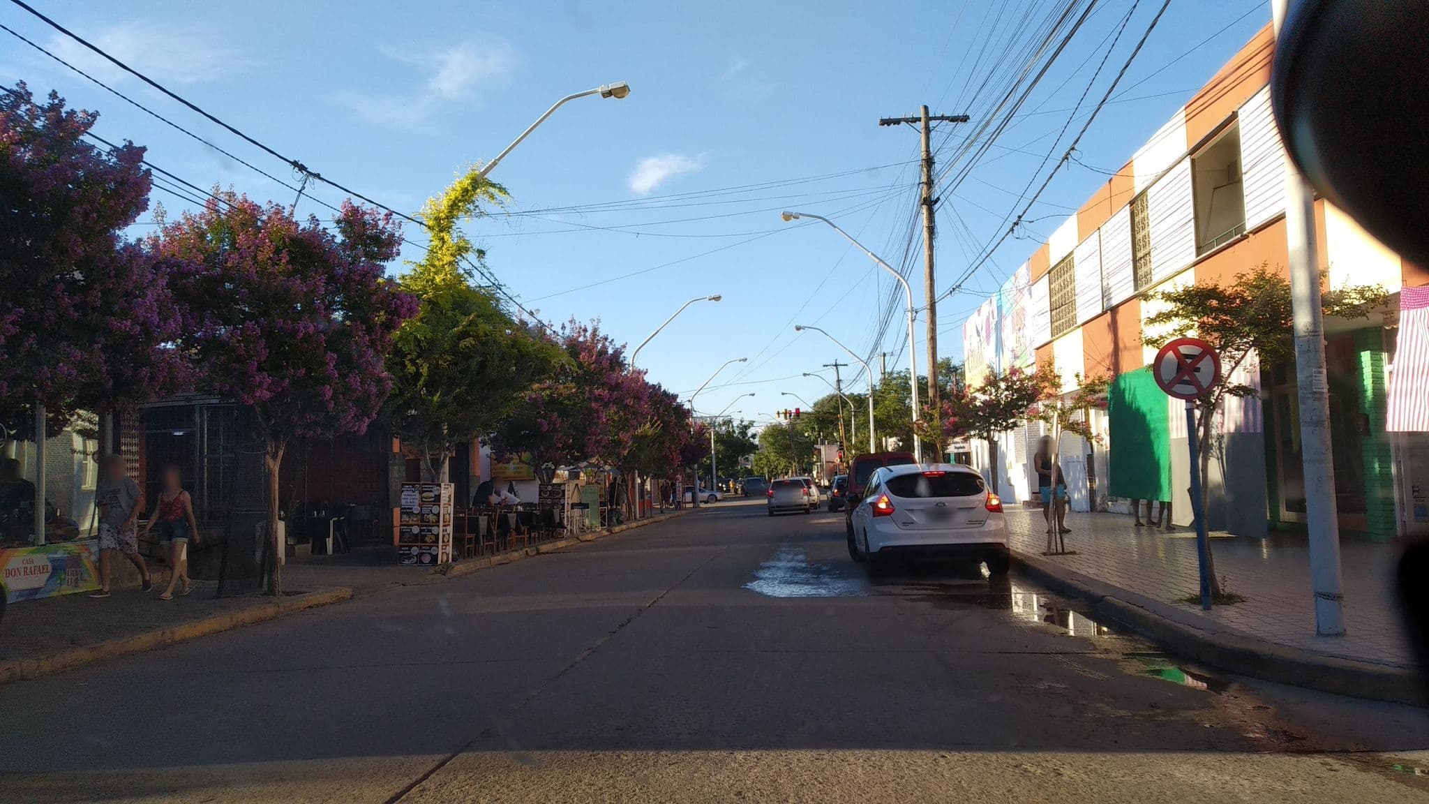 Street view near Hostería Nilo Azul, Mina Clavero — © nicfer (CC BY-SA · Mapillary)
