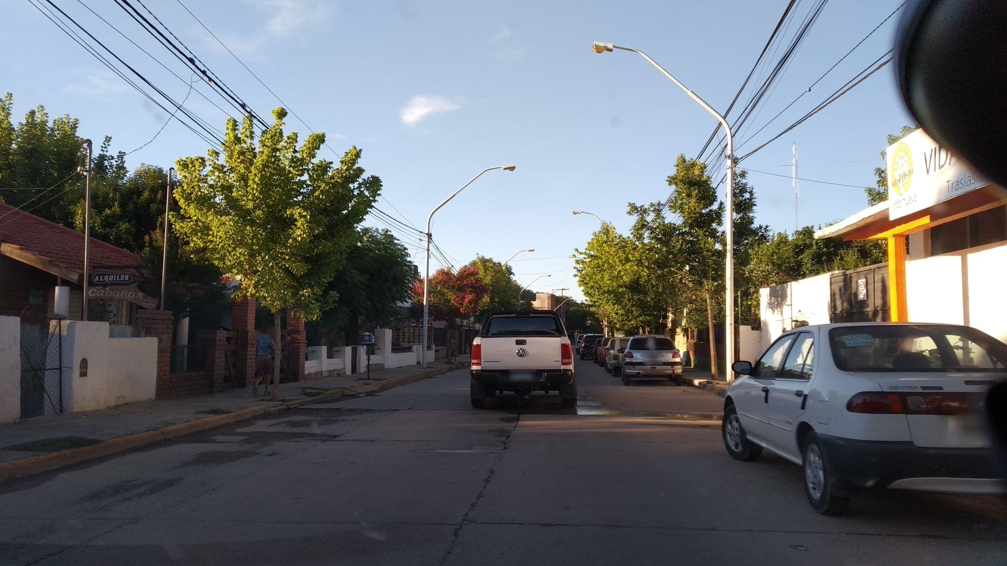 Street view near Cabañas Navira, Mina Clavero — © nicfer (CC BY-SA · Mapillary)