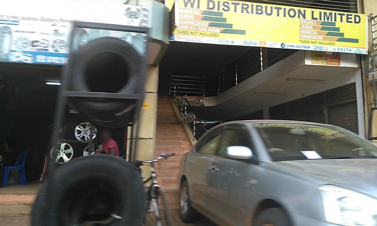 Street view near HBT Hotel, Kampala — © ralebipim (CC BY-SA · Mapillary)