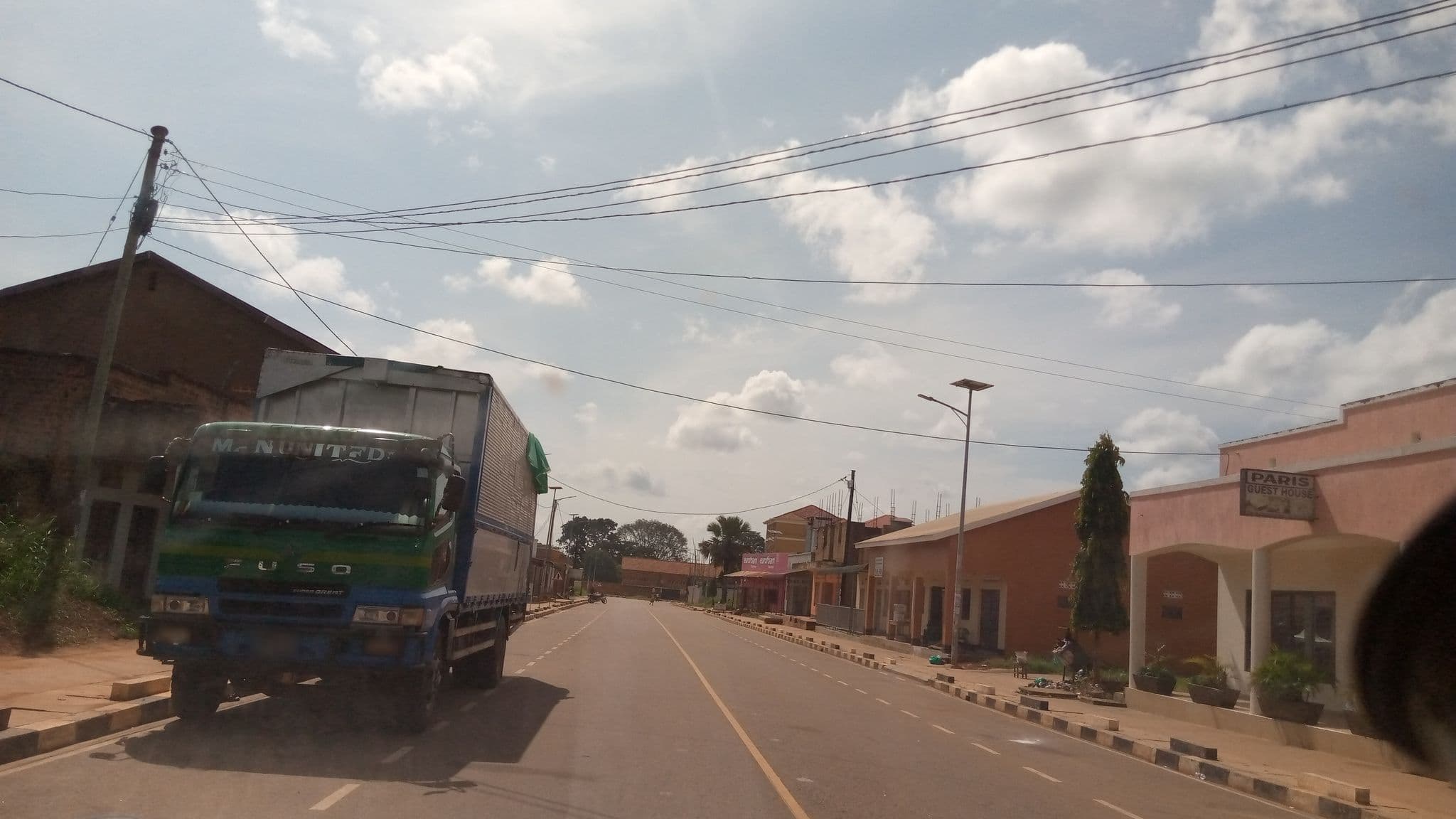 Street view near Paris Guest House, Gulu — © tumusiimeronald (CC BY-SA · Mapillary)