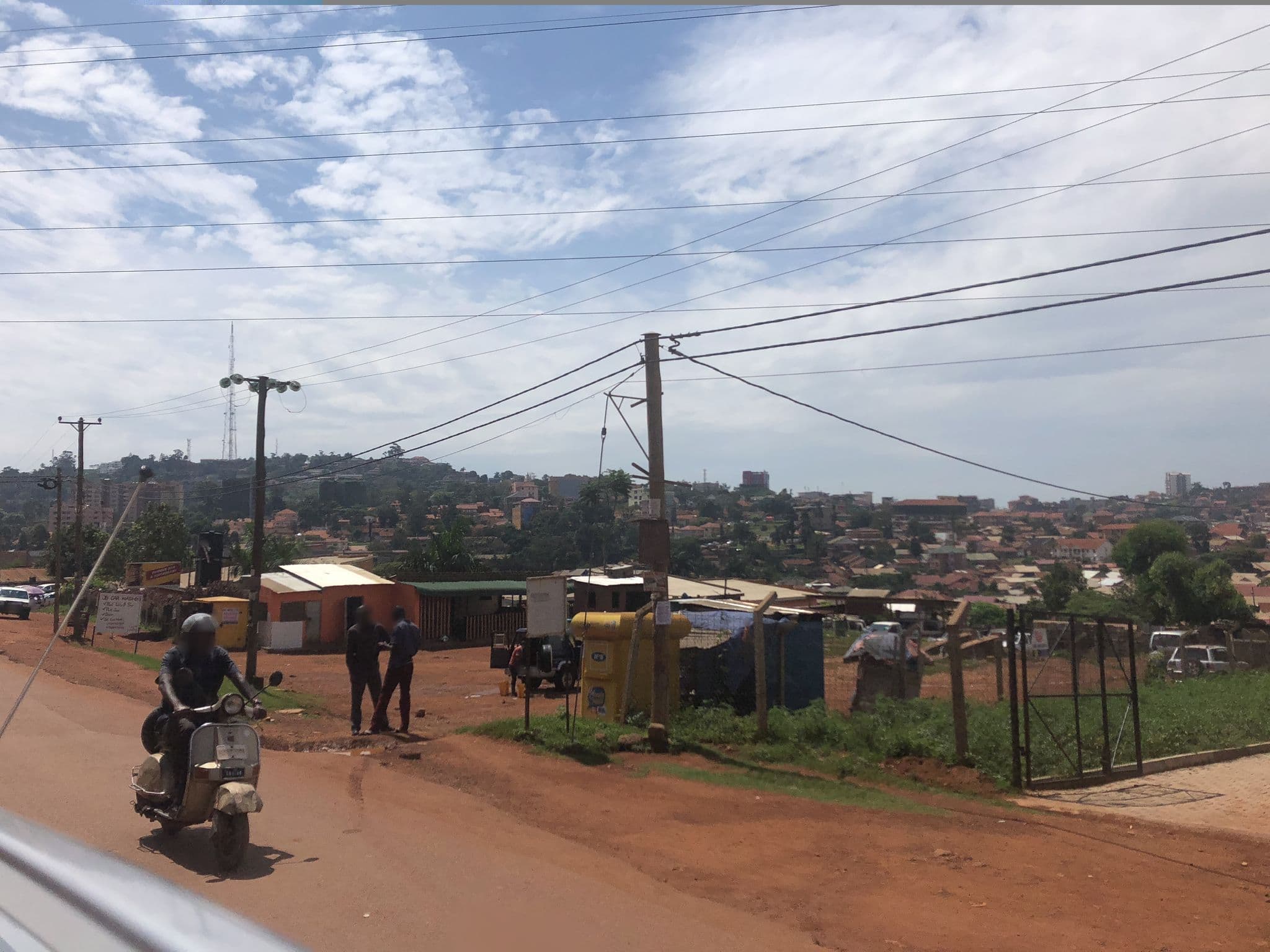 Street view near Bukoto Heights Apartments, Kampala