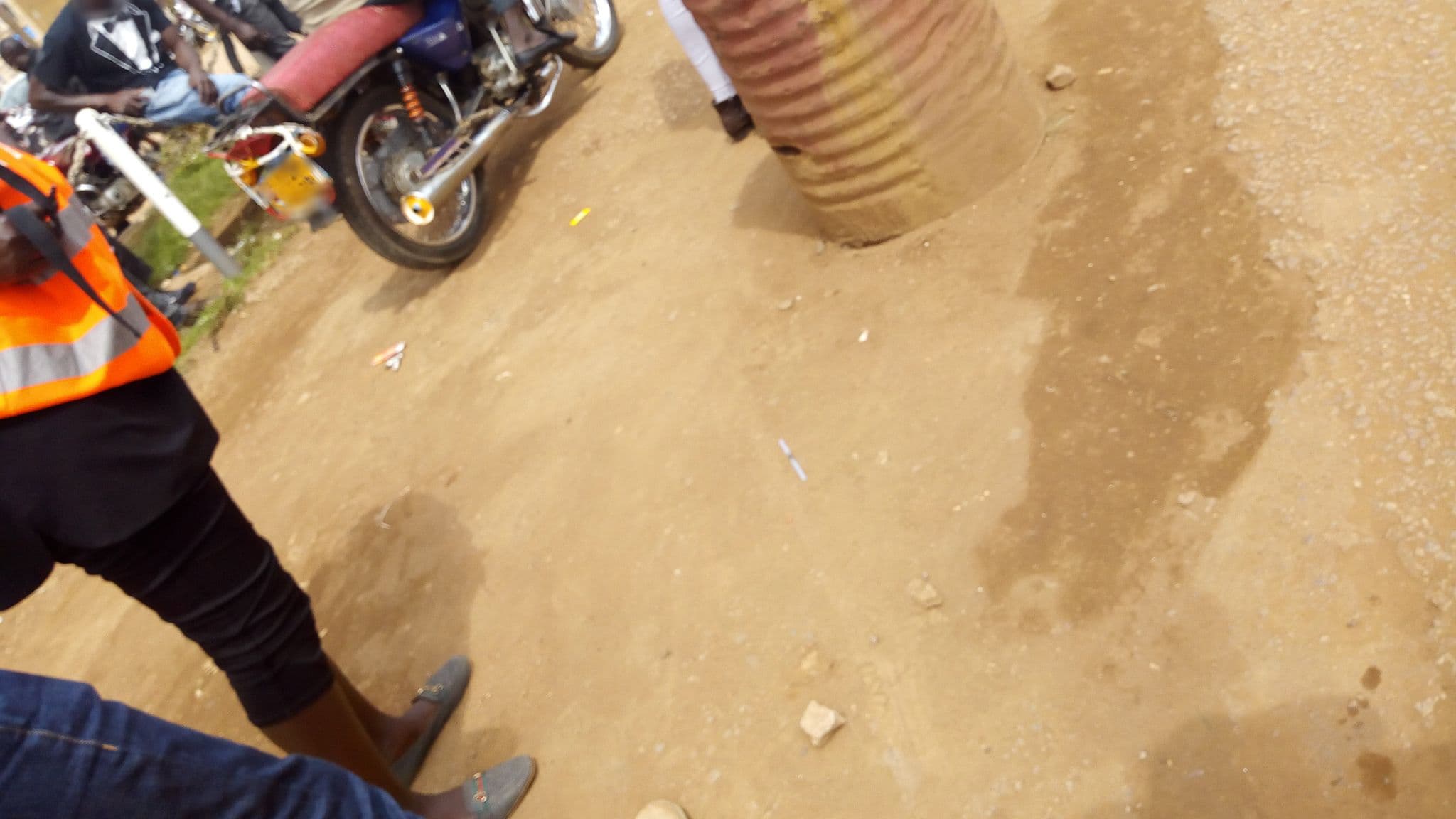Street view near Chez Johnson Hotel, Nansana — © nish (CC BY-SA · Mapillary)