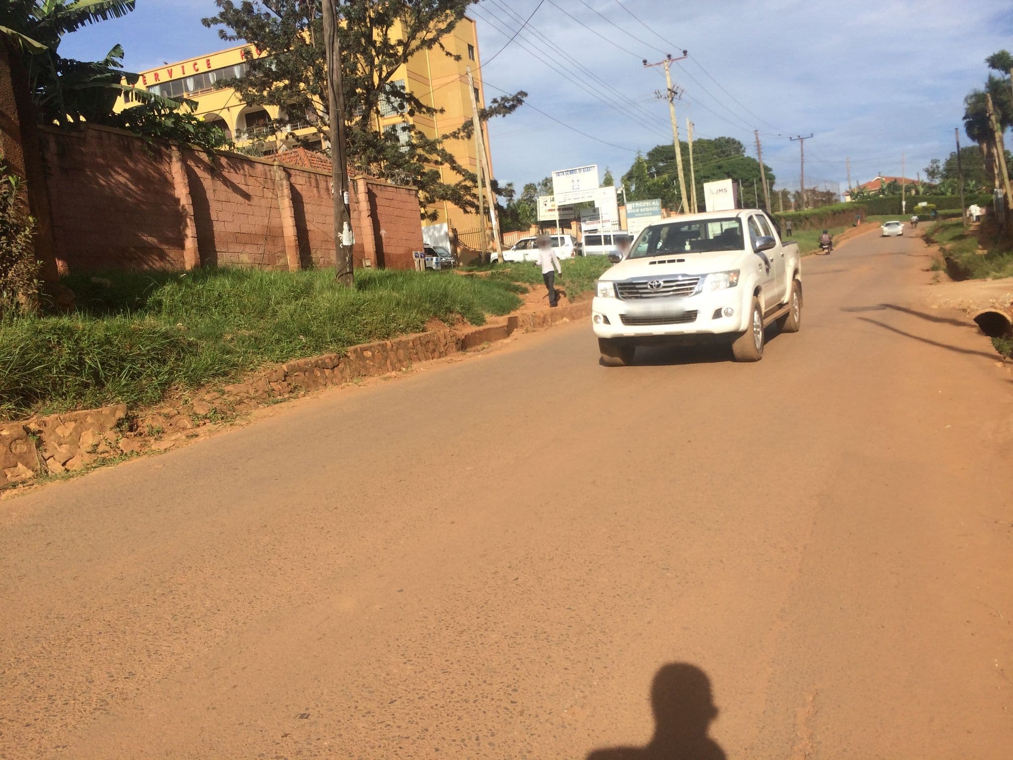 Street view near KM Apartments, Kampala