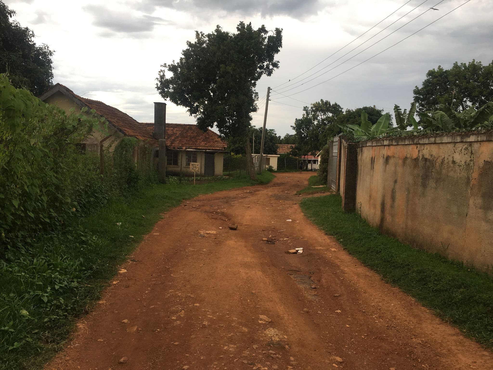 Street view near hostel, Entebbe — © matilda (CC BY-SA · Mapillary)
