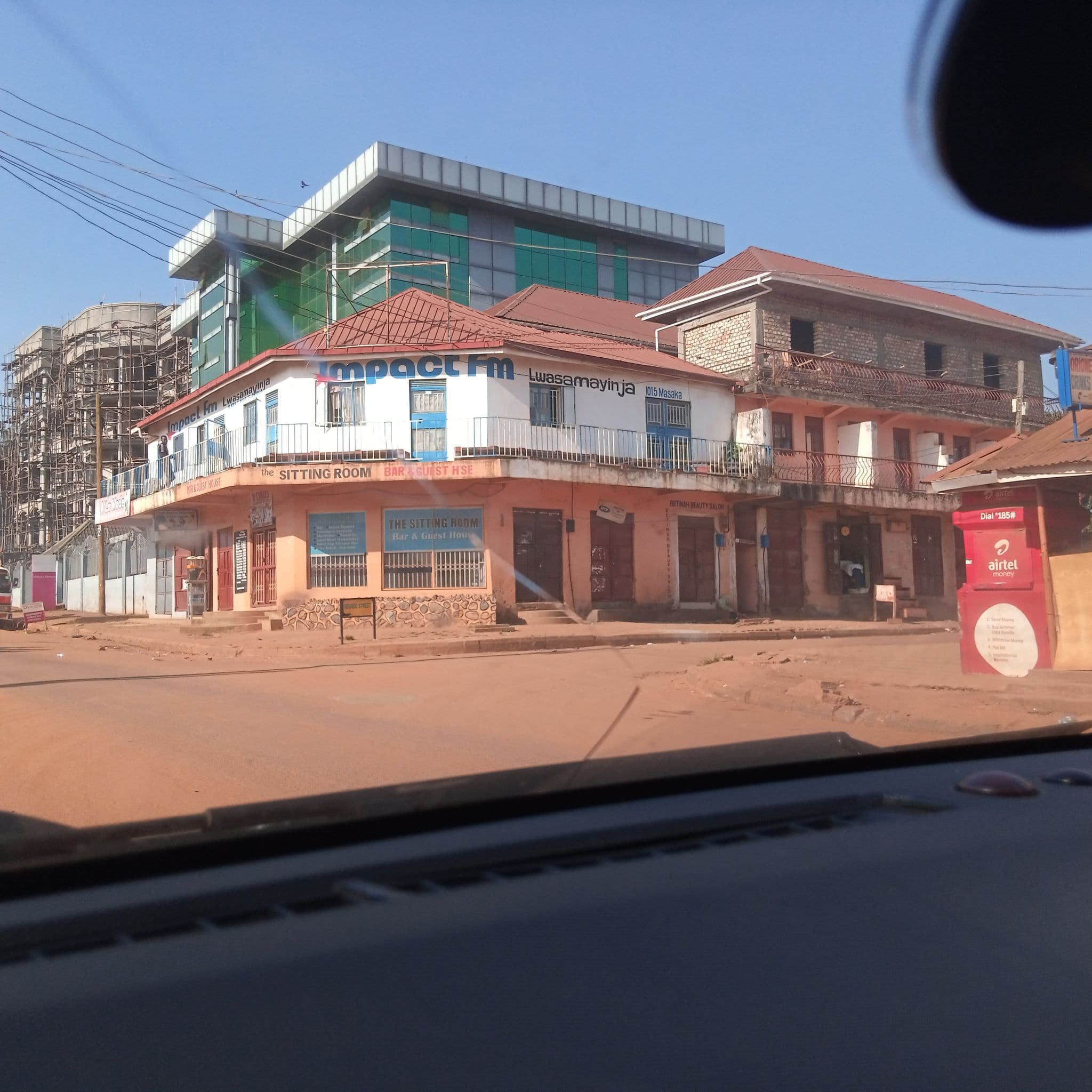 Street view near The Sitting Room Bar & Guest House, Masaka — © ngumenawesamson (CC BY-SA · Mapillary)