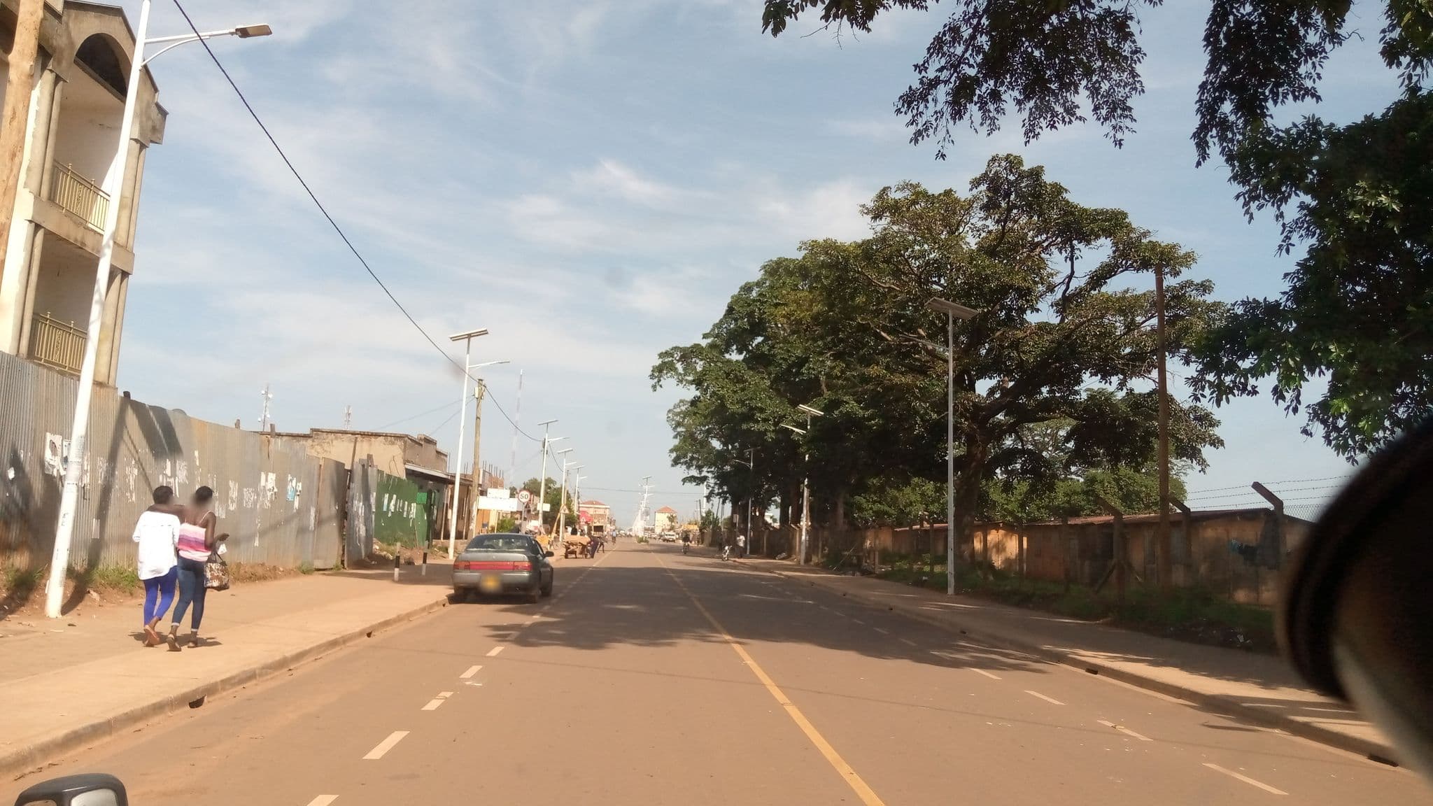 Street view near Northern Star Hotel, Gulu — © tumusiimeronald (CC BY-SA · Mapillary)