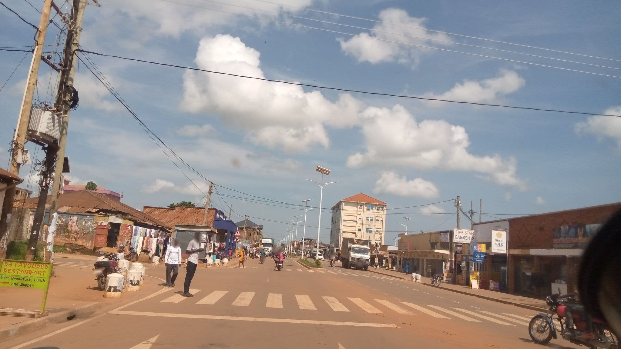 Street view near Gulu Crystal Hotel, Gulu — © tumusiimeronald (CC BY-SA · Mapillary)