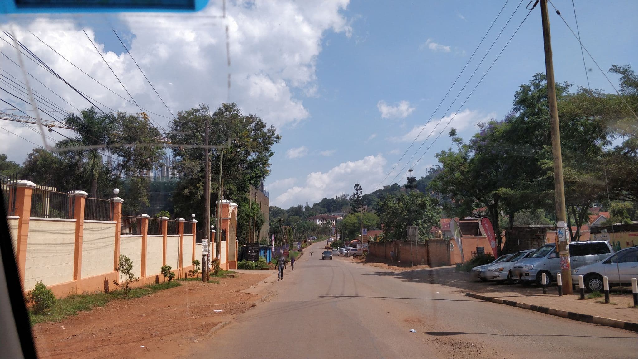 Street view near Grand Pearl Hotel, Kampala