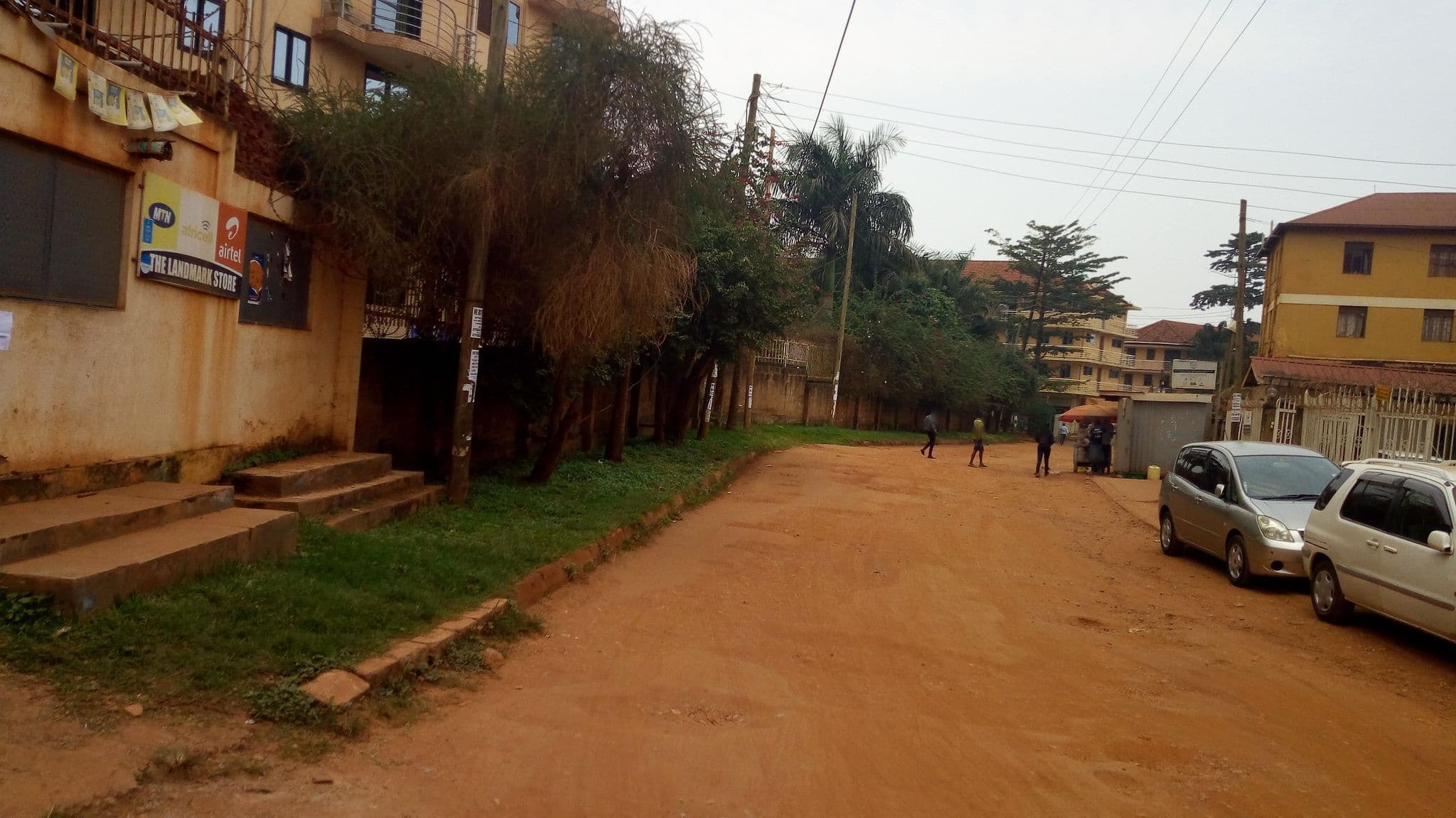 Street view near Landmark Hotel, Kampala