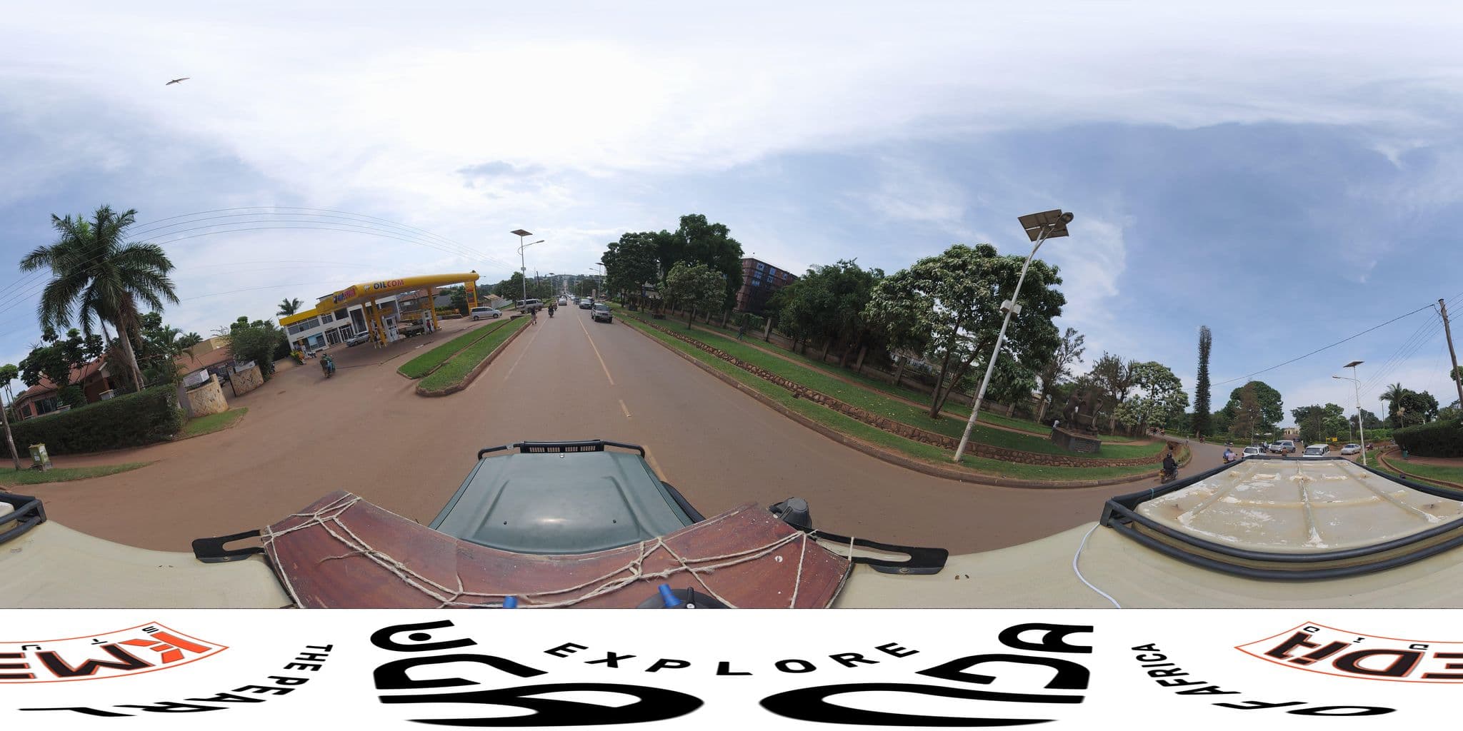 Street view near Royal Monarch Hotel, Kampala — © federicodebetto (CC BY-SA · Mapillary)