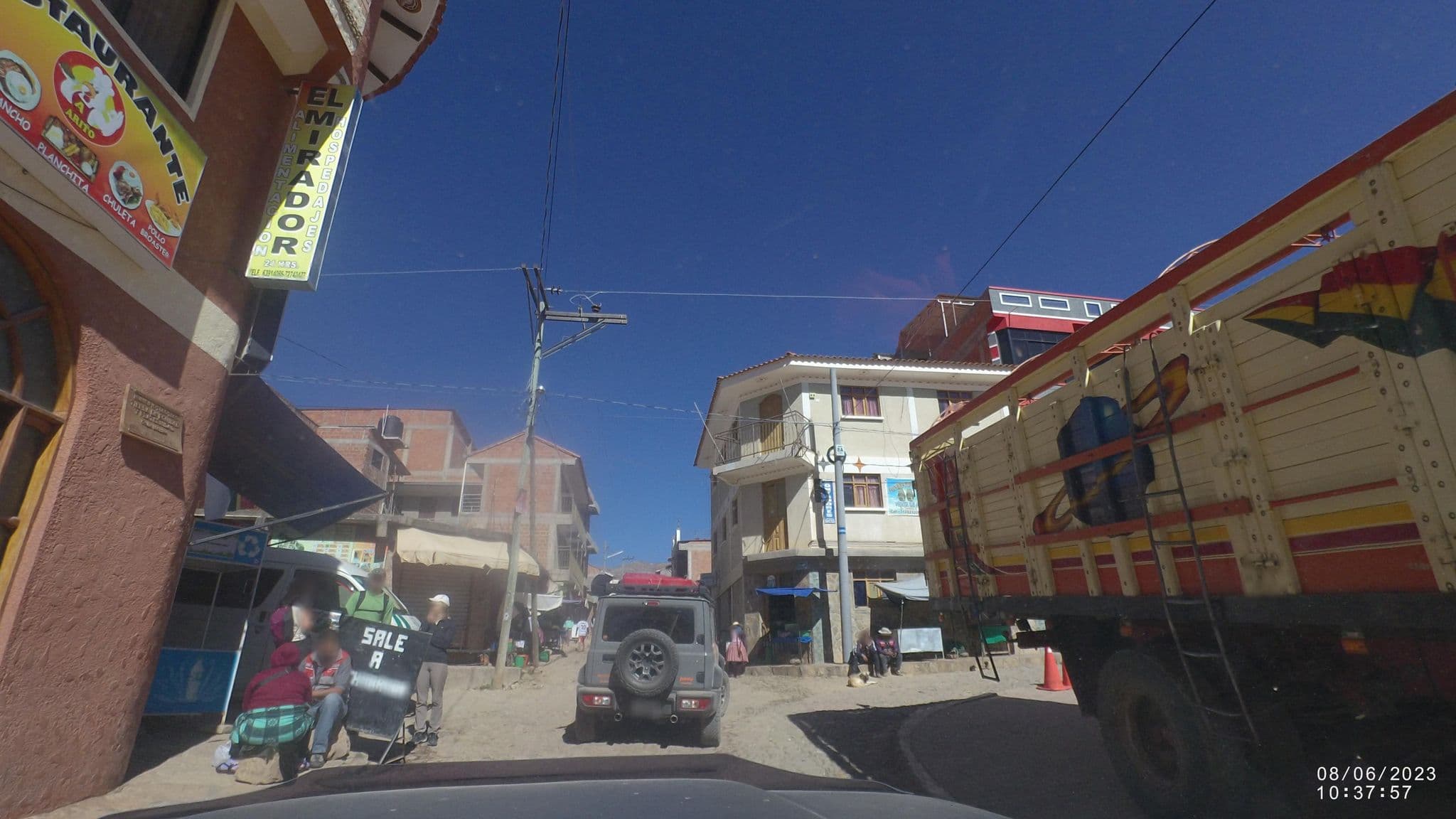 Street view near Hostal San Miguel, Mizque — © jjiglesias (CC BY-SA · Mapillary)