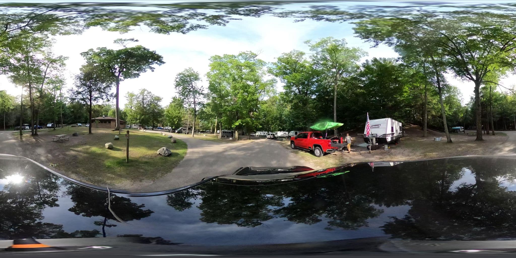 Street view near Beechwood Campground, Ludington — © treestryder (CC BY-SA · Mapillary)