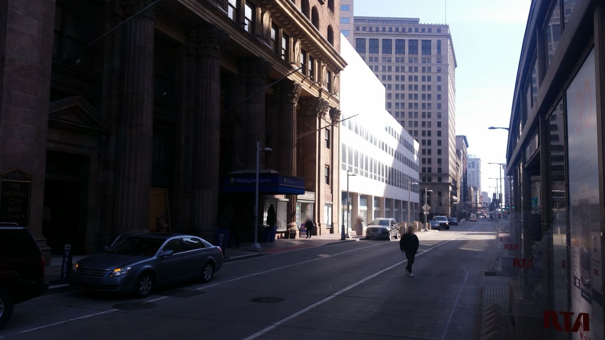 Street view near Holiday Inn Express, Cleveland — © skorasaurus (CC BY-SA · Mapillary)