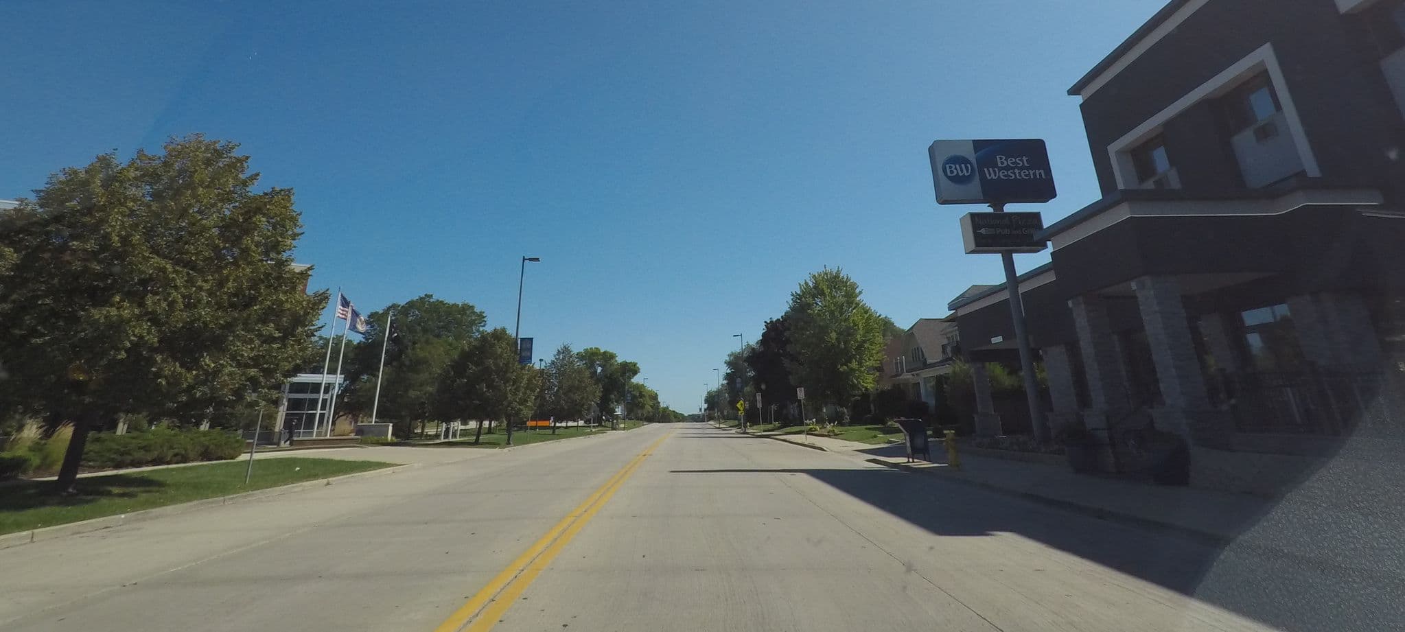 Street view near Best Western Plus Milwaukee West, West Milwaukee — © fta (CC BY-SA · Mapillary)