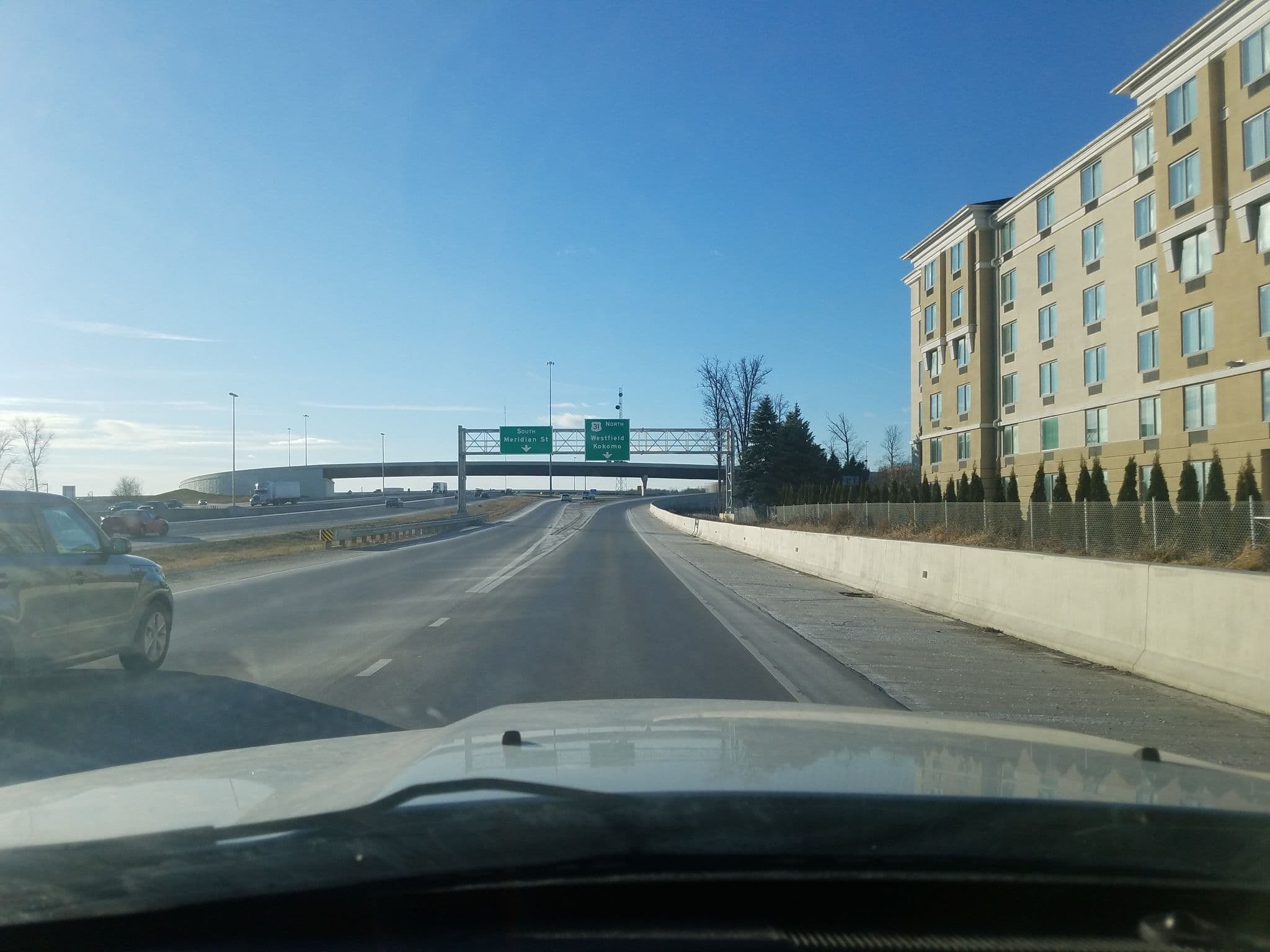Street view near Holiday Inn Indianapolis Carmel, Meridian Hills — © roadtechie (CC BY-SA · Mapillary)