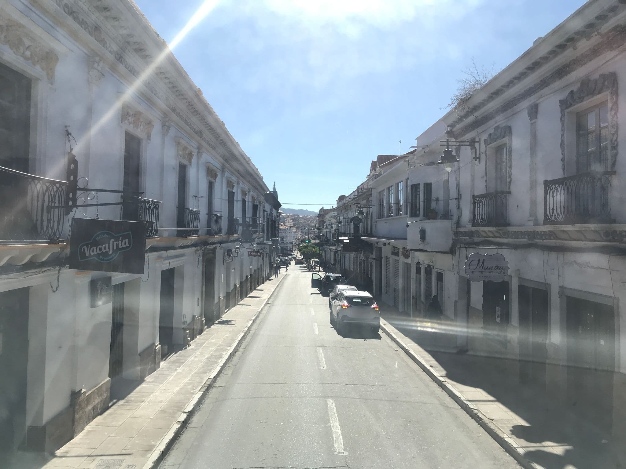 Street view near Hotel Independencia, Sucre — © ejegg (CC BY-SA · Mapillary)
