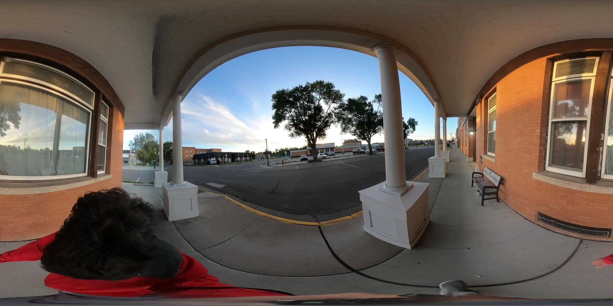 Street view near Rudolph Hotel, Valley City — © hereitgoes (CC BY-SA · Mapillary)