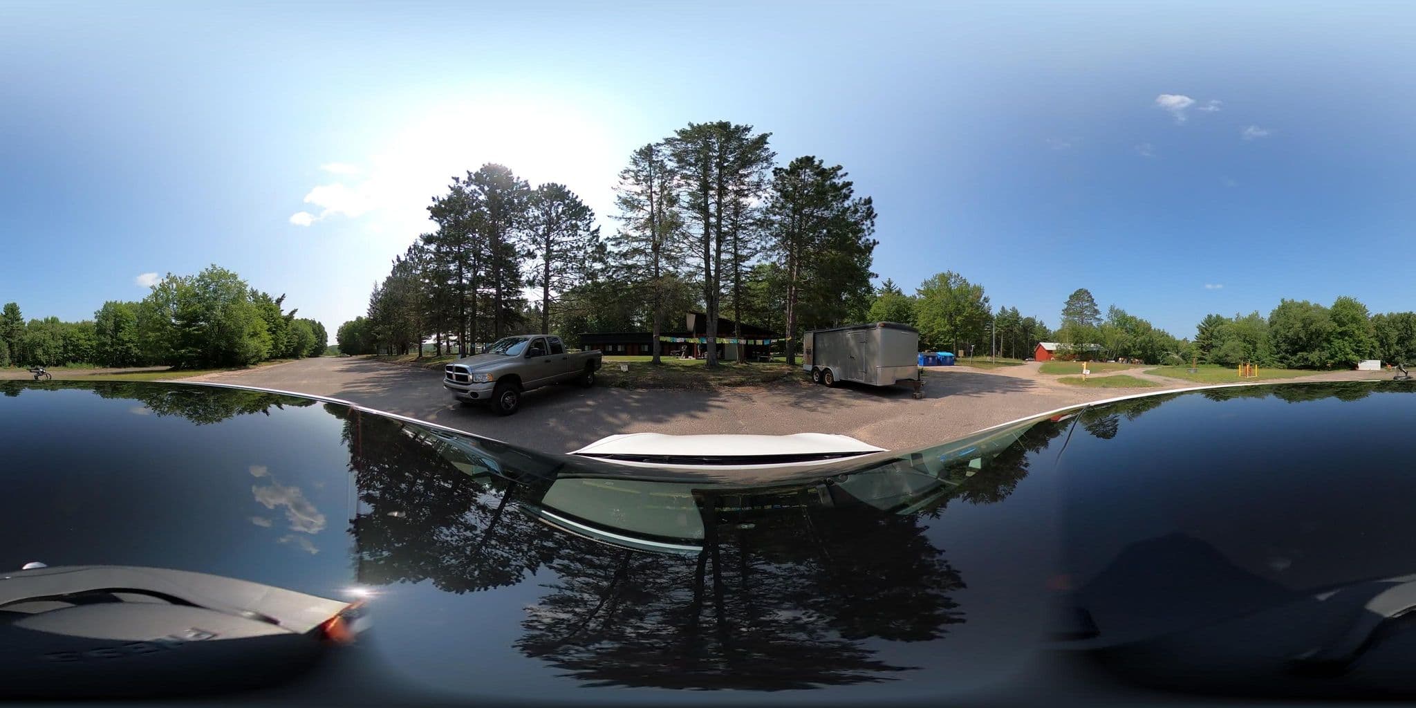 Street view near Home Base at Telemark Village, Little Round Lake — © iandees (CC BY-SA · Mapillary)