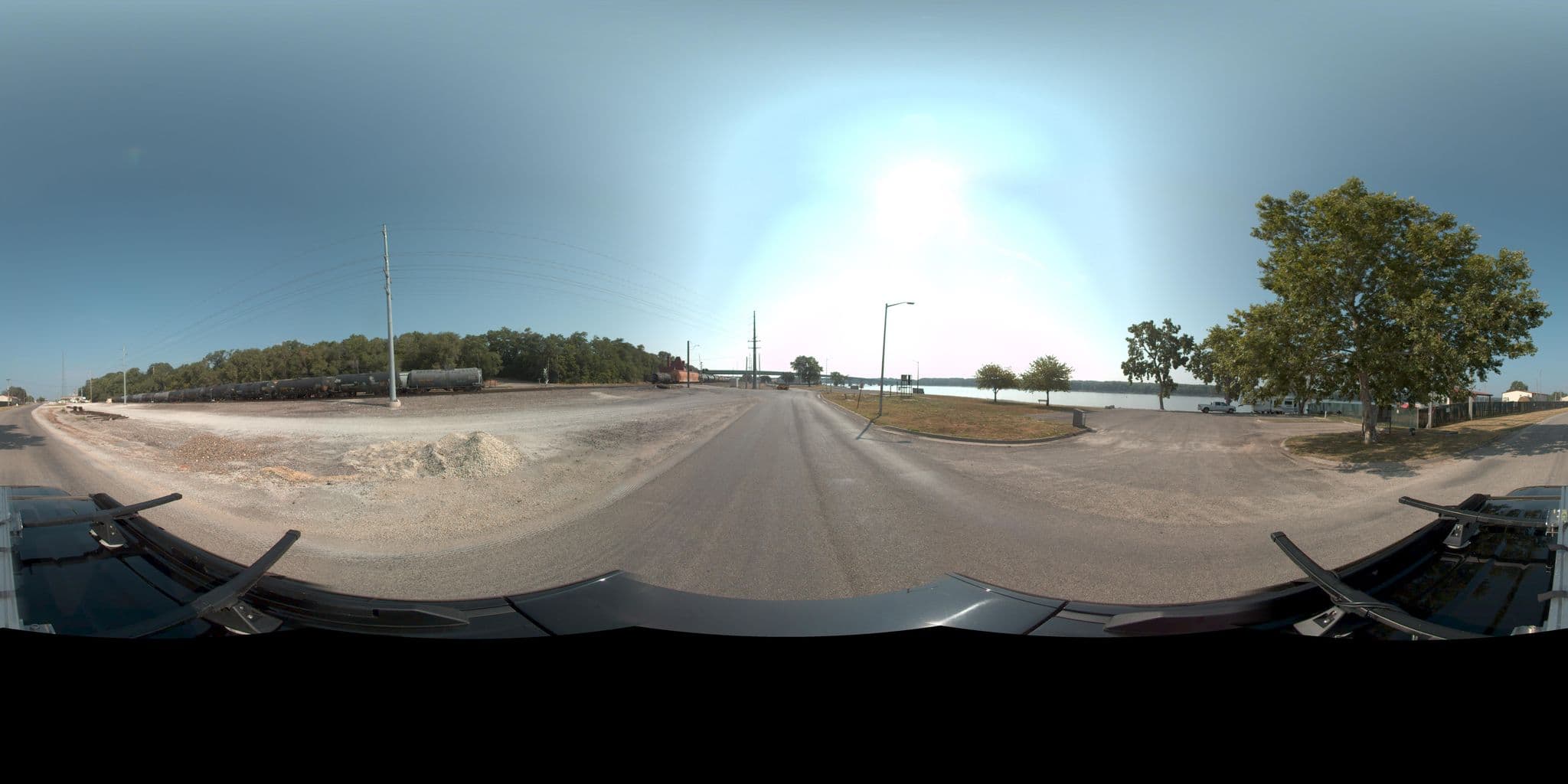 Street view near Hubinger Landing, Keokuk — © rking (CC BY-SA · Mapillary)