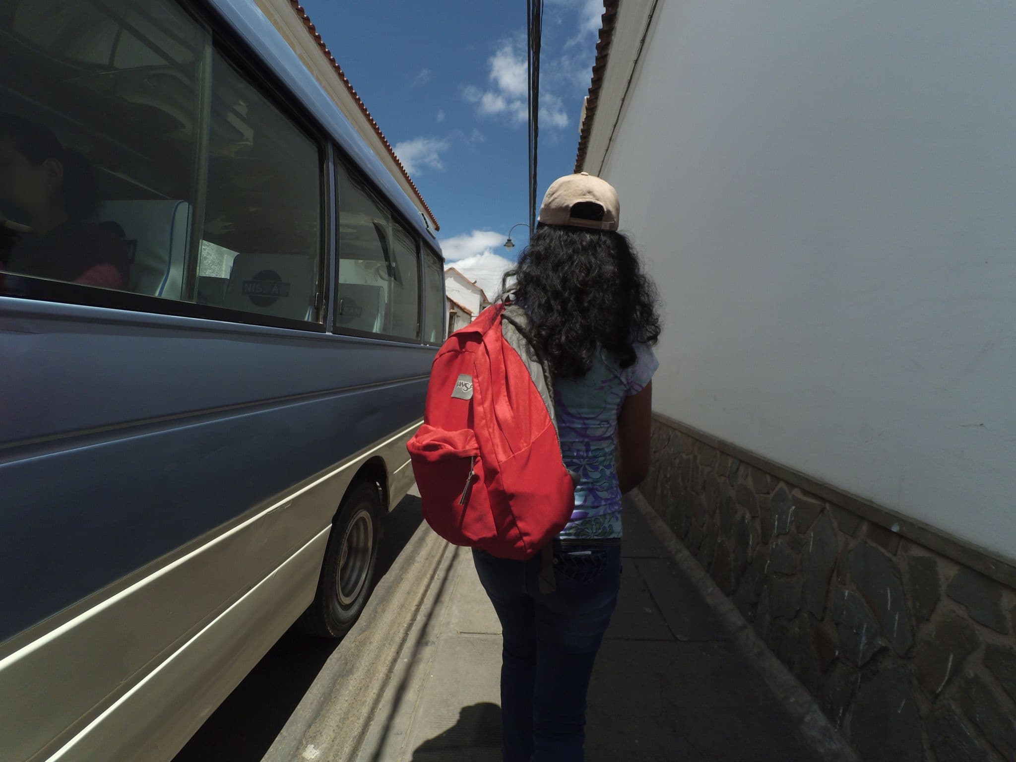 Street view near Hostal Recoleta Sur, Sucre — © yoviajo (CC BY-SA · Mapillary)