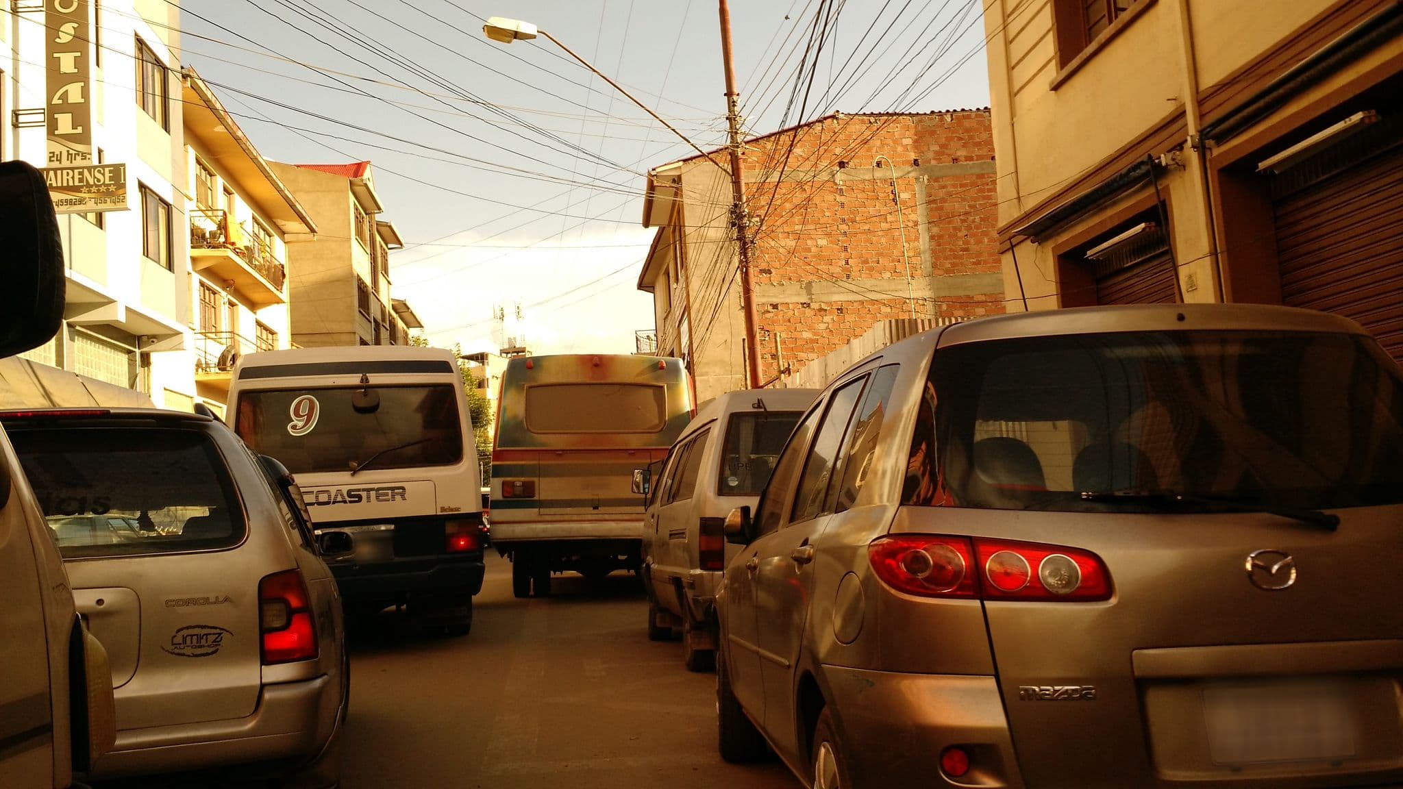 Street view near Hostal Vistana, Cochabamba — © alexrox (CC BY-SA · Mapillary)