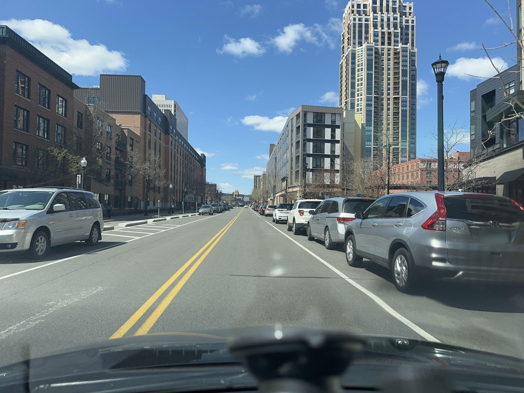 Street view near Residence Inn at the Depot, Minneapolis — © quickness805 (CC BY-SA · Mapillary)