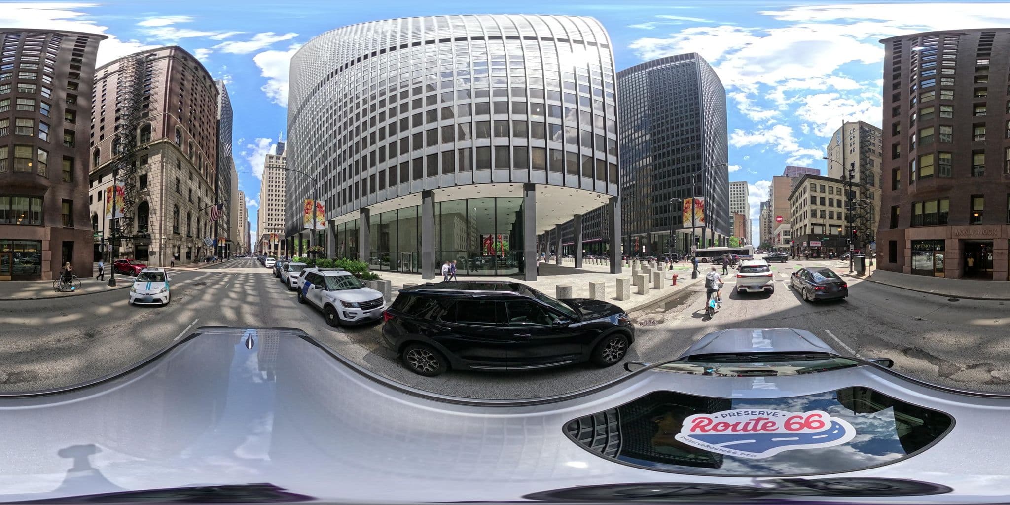 Street view near Union League Club, Chicago Loop — © nthp_gis (CC BY-SA · Mapillary)