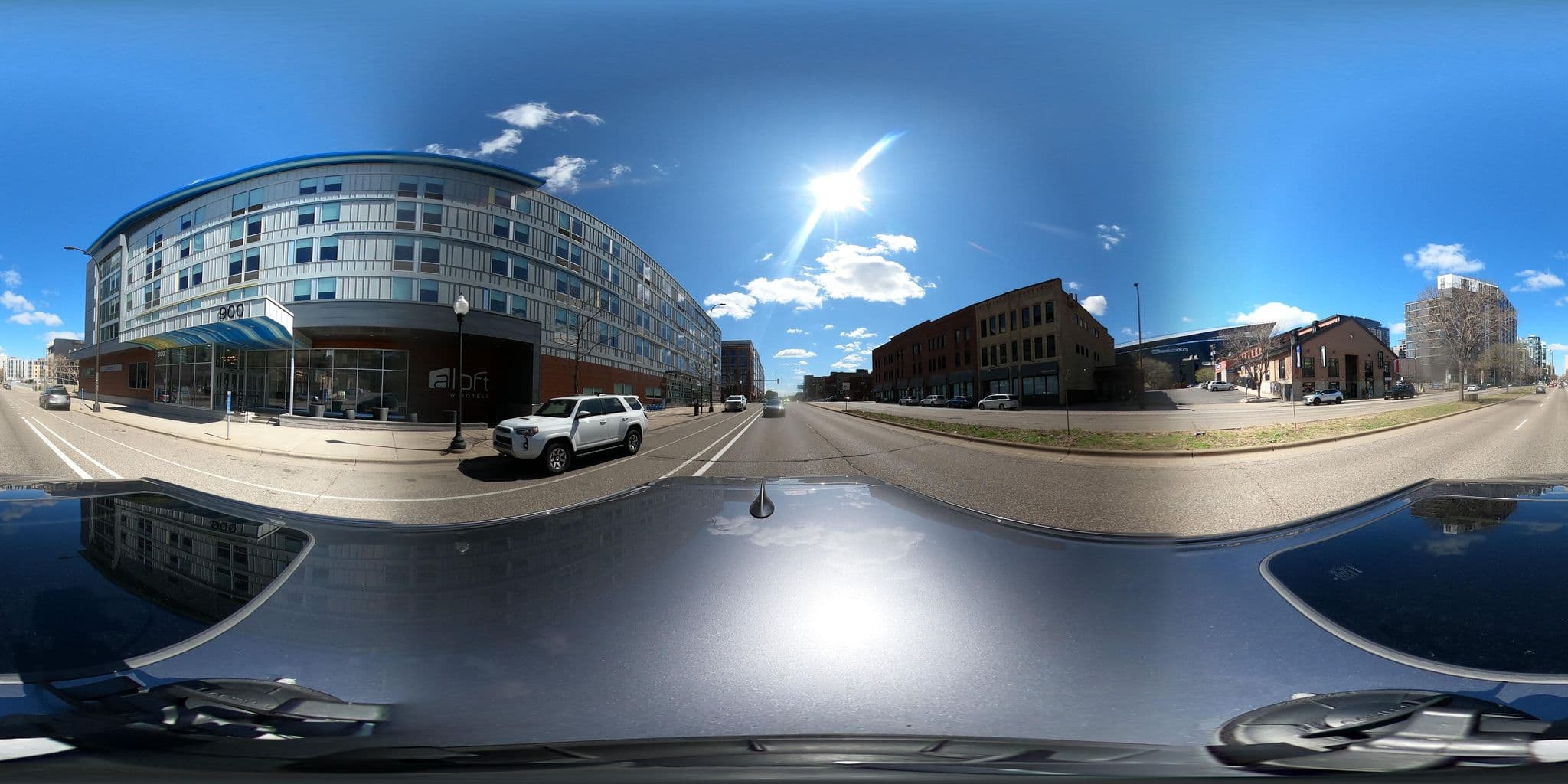 Street view near Aloft Minneapolis, Minneapolis — © quickness805 (CC BY-SA · Mapillary)