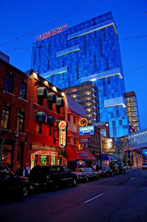 Hollywood Casino at Greektown (via Wikimedia Commons, CC BY-SA 3.0)