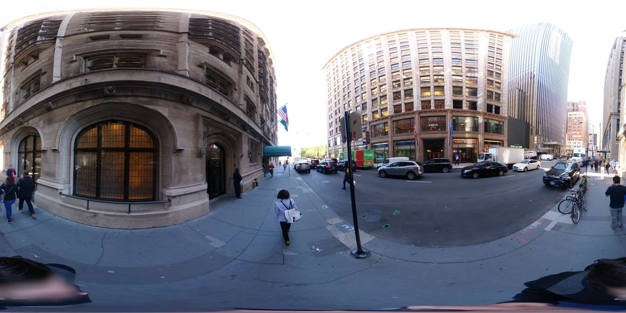 Street view near University Club of Chicago, Chicago Loop — © cookry (CC BY-SA · Mapillary)
