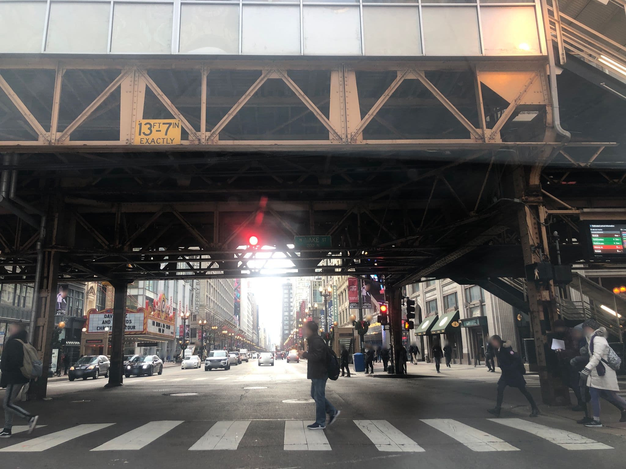 Street view near The Wit Hotel, Chicago Loop