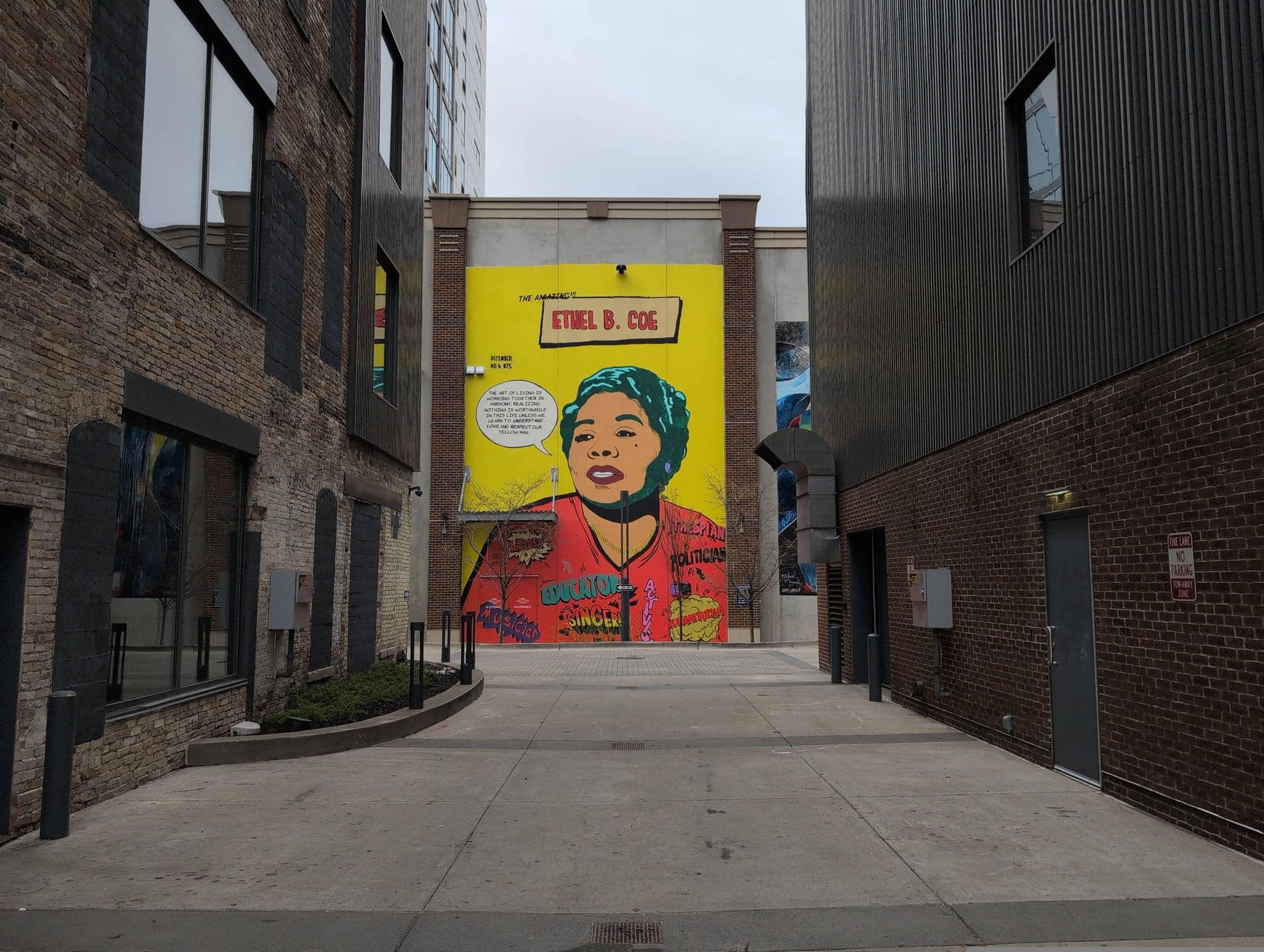 Street view near AC Hotel, Grand Rapids — © treestryder (CC BY-SA · Mapillary)