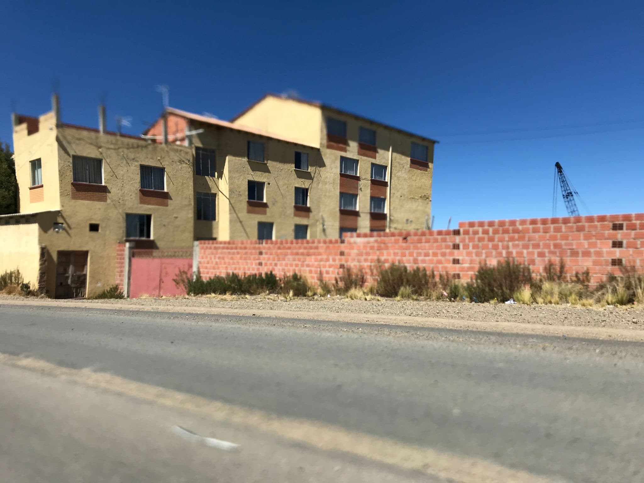 Street view near Alaxpacha Hotel, Huatajata — © ejegg (CC BY-SA · Mapillary)