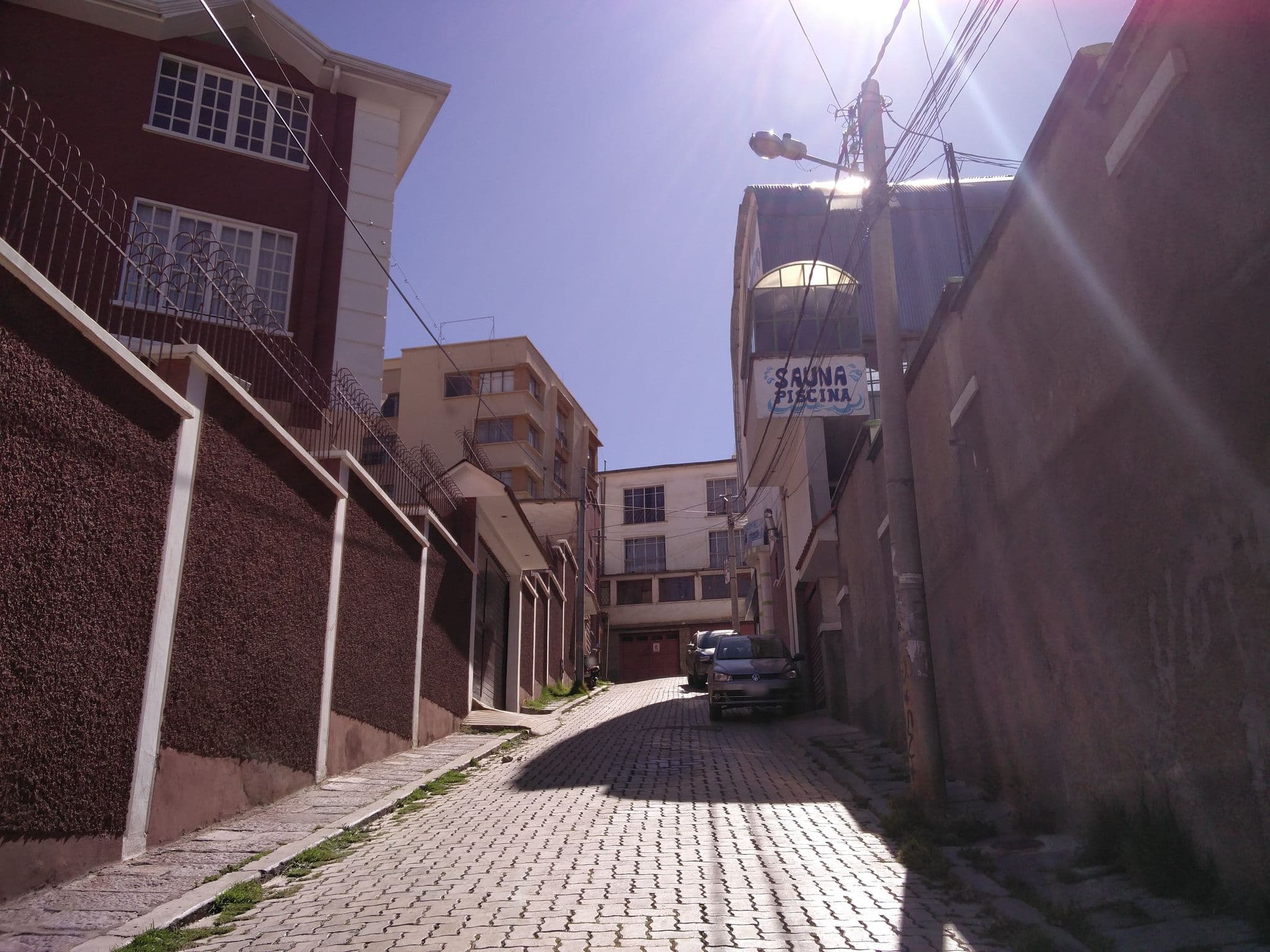 Street view near El Museo Hotel Boutique, La Paz