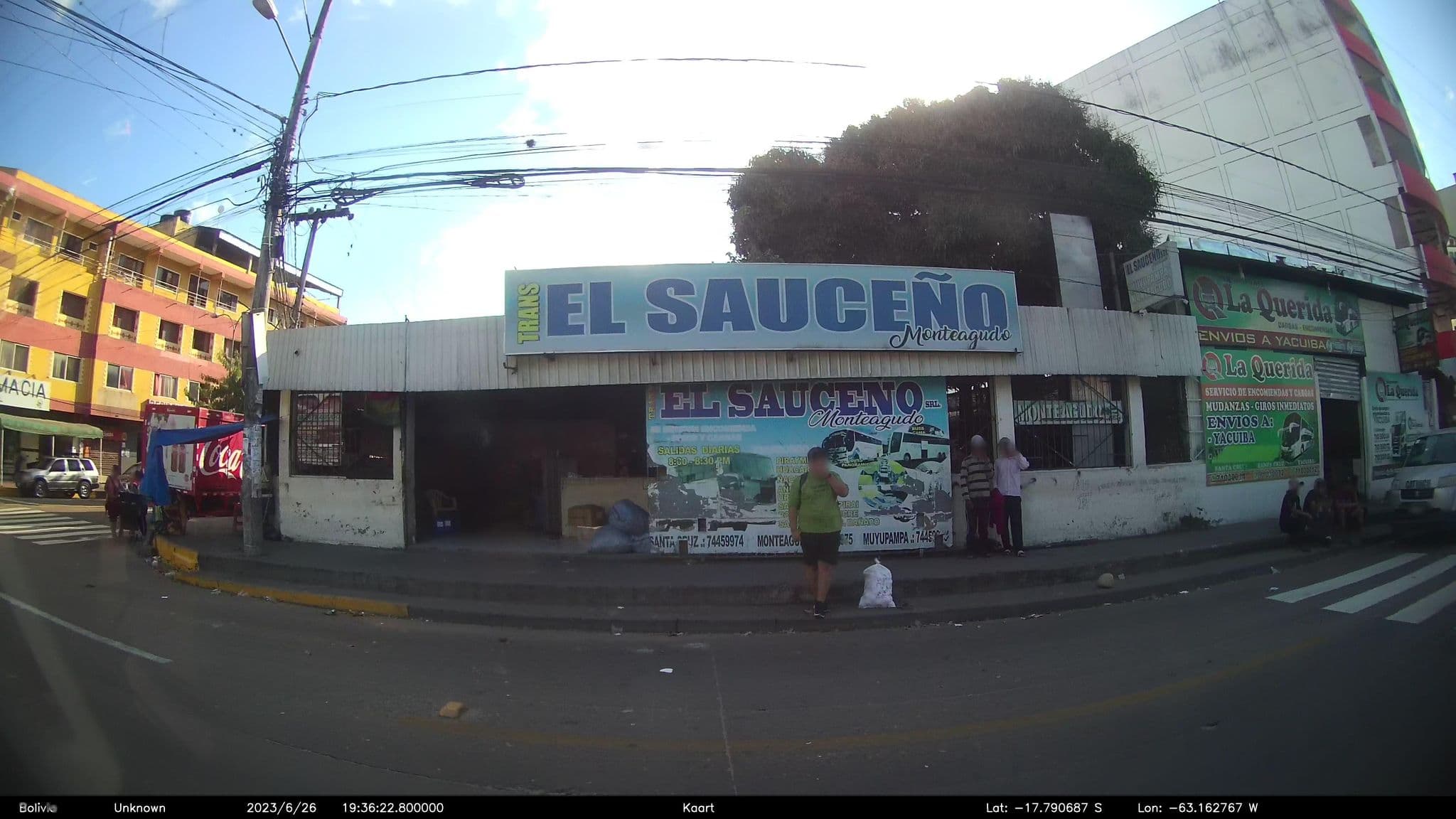 Street view near Hotel Tenecheru, Santa Cruz de la Sierra