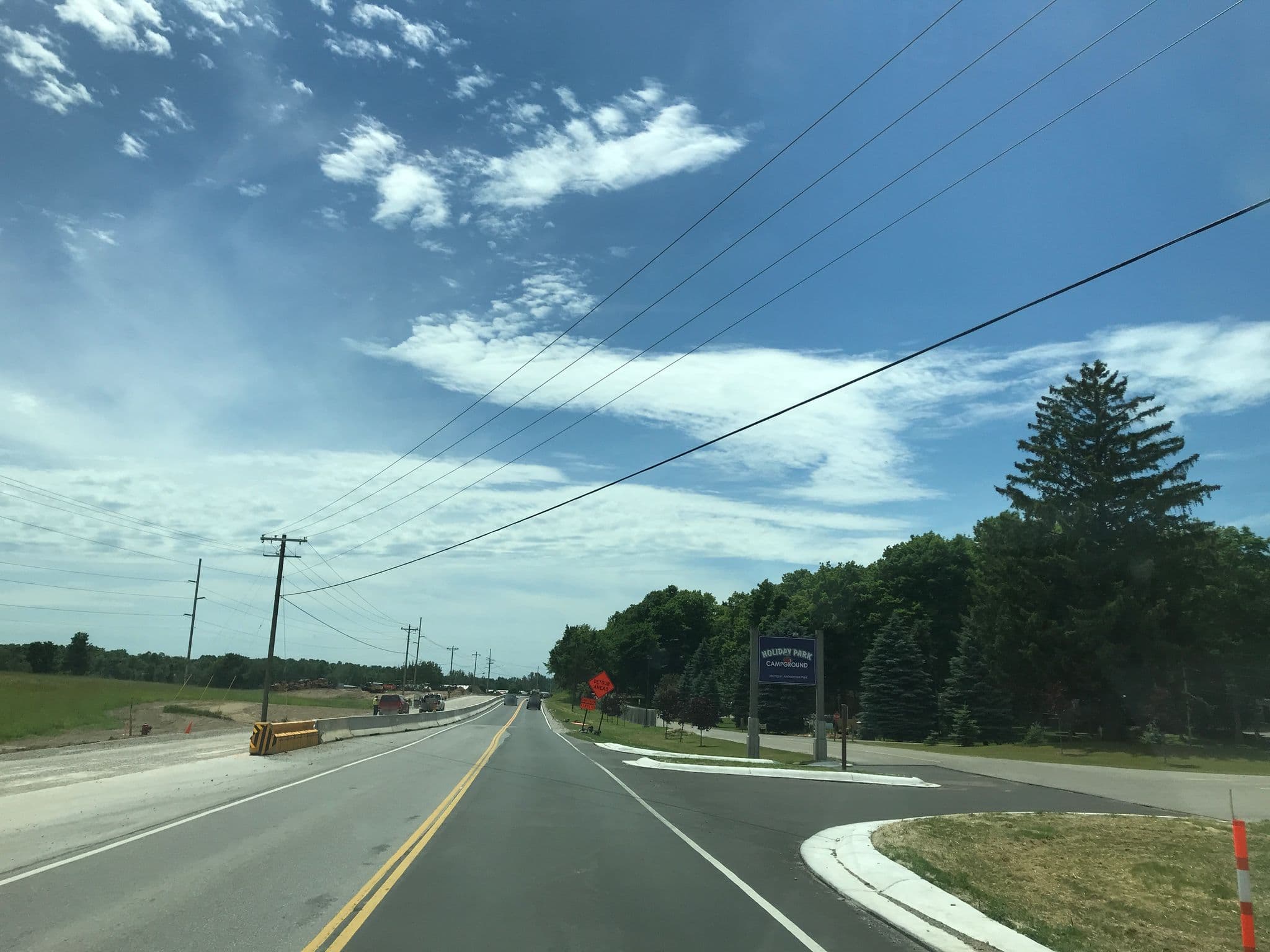 Street view near Holiday Park Campground, Traverse City — © motomurphyadv (CC BY-SA · Mapillary)