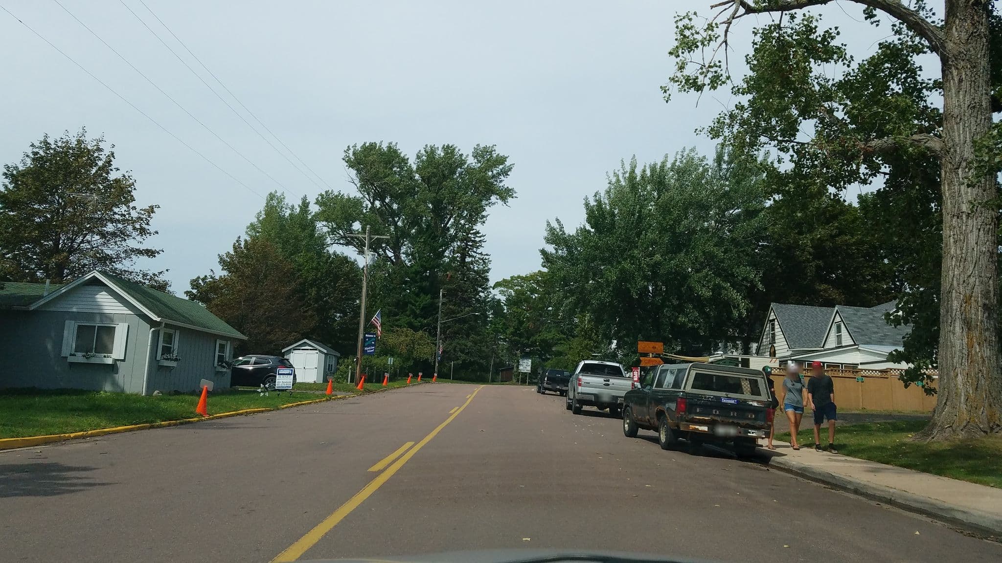 Street view near Farmhouse Inn, Washburn