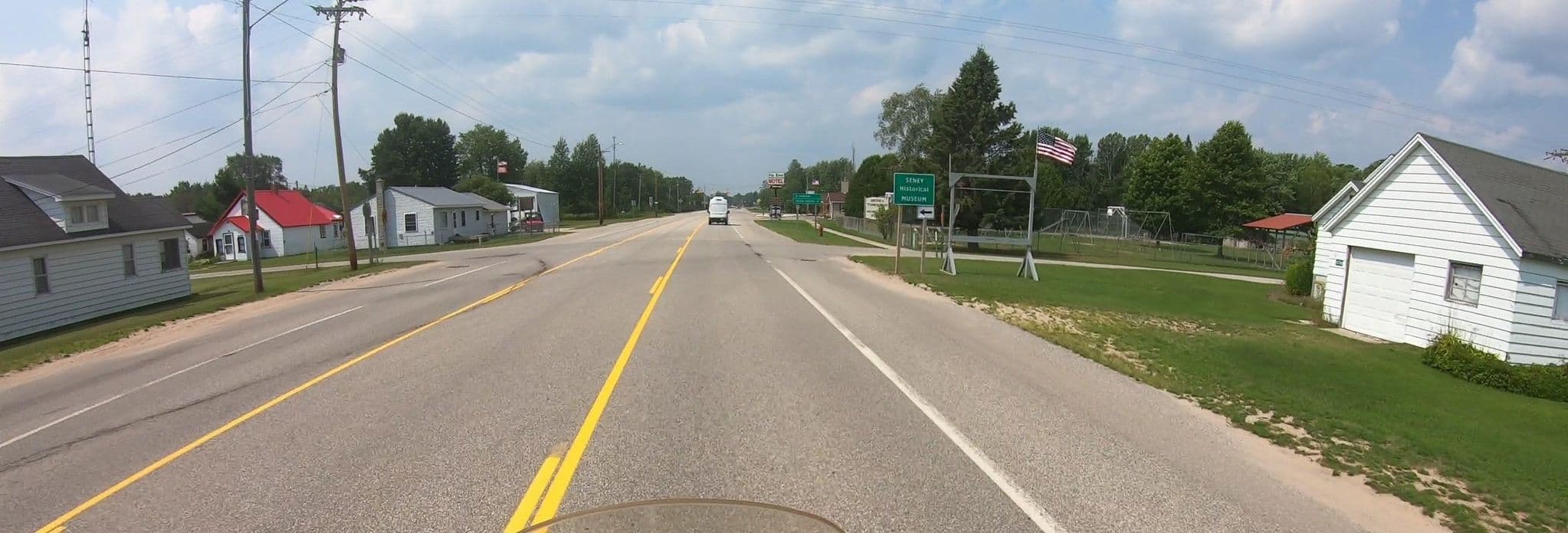 Street view near Thompson Cabins, Manistique — © networklanman (CC BY-SA · Mapillary)