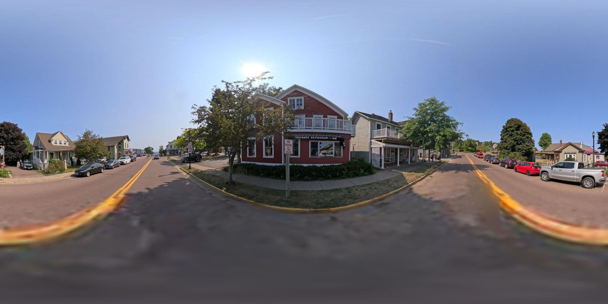 Street view near Greunke's First Street Inn, Washburn — © cartographer (CC BY-SA · Mapillary)