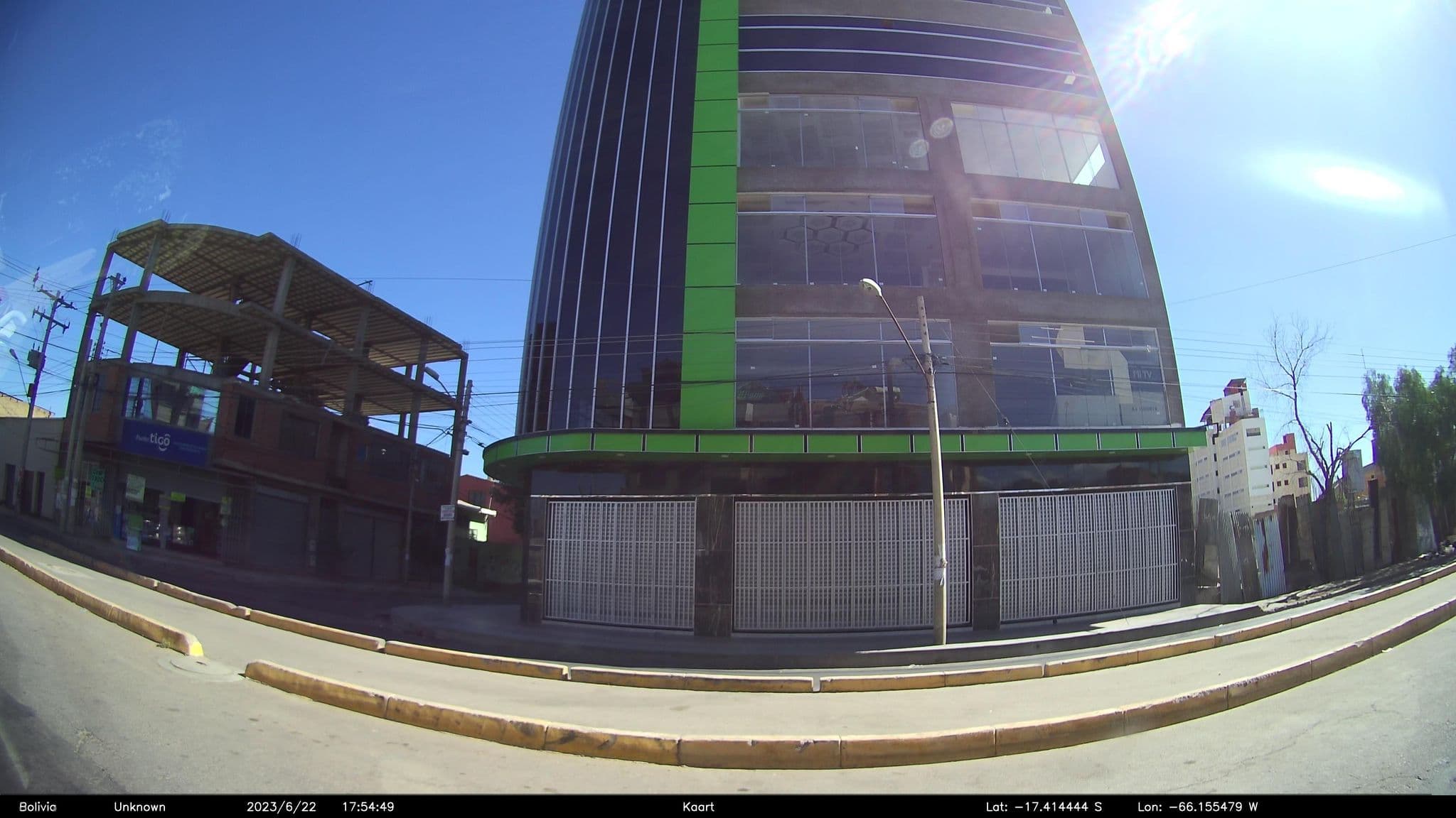 Street view near Hostal Relax, Cochabamba — © kaart_2 (CC BY-SA · Mapillary)