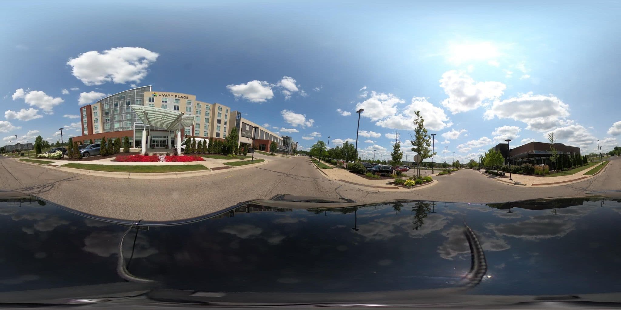 Street view near Hyatt Place, East Lansing — © treestryder (CC BY-SA · Mapillary)