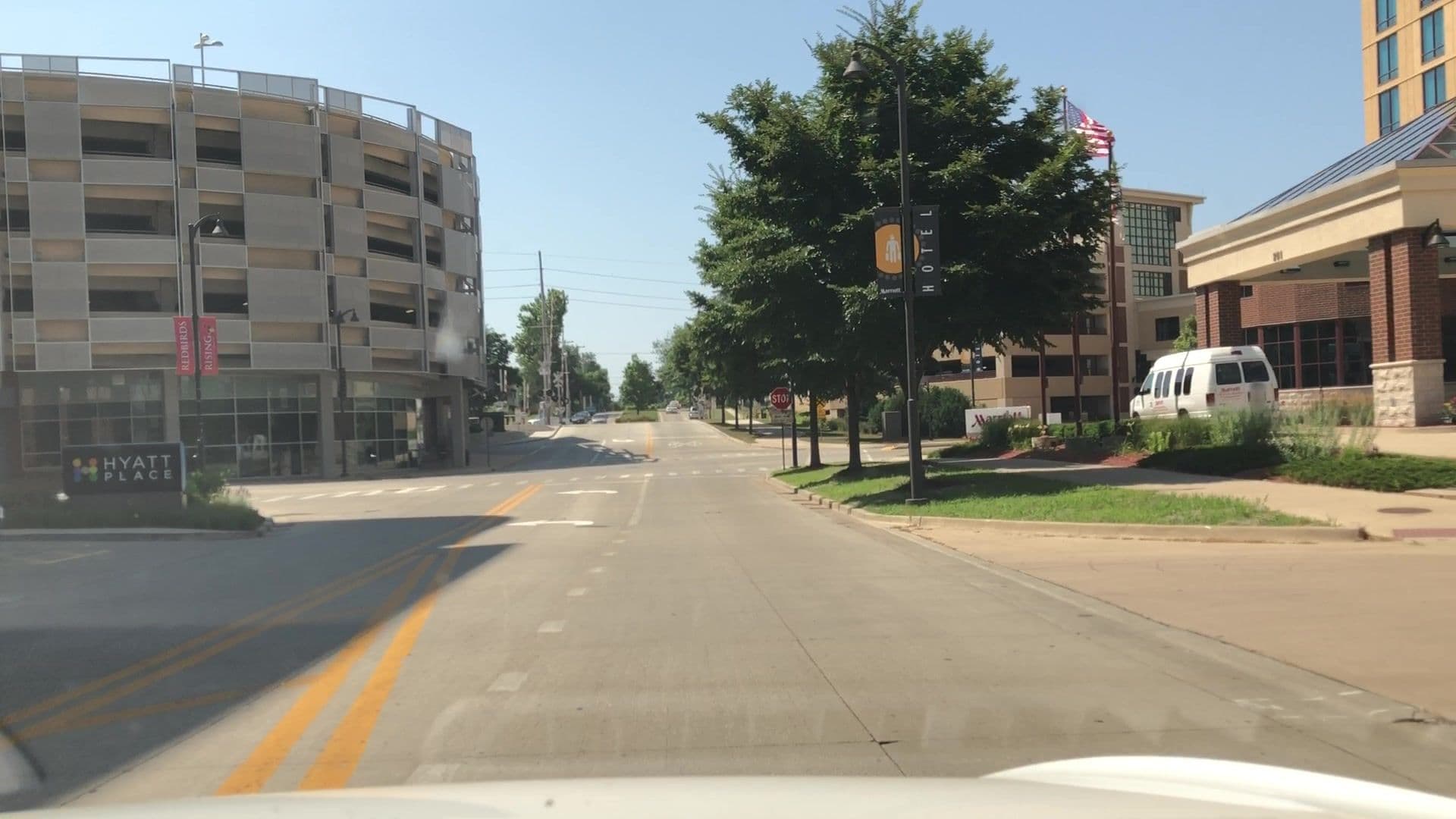 Street view near Hyatt Place, Normal — © lvl5 (CC BY-SA · Mapillary)