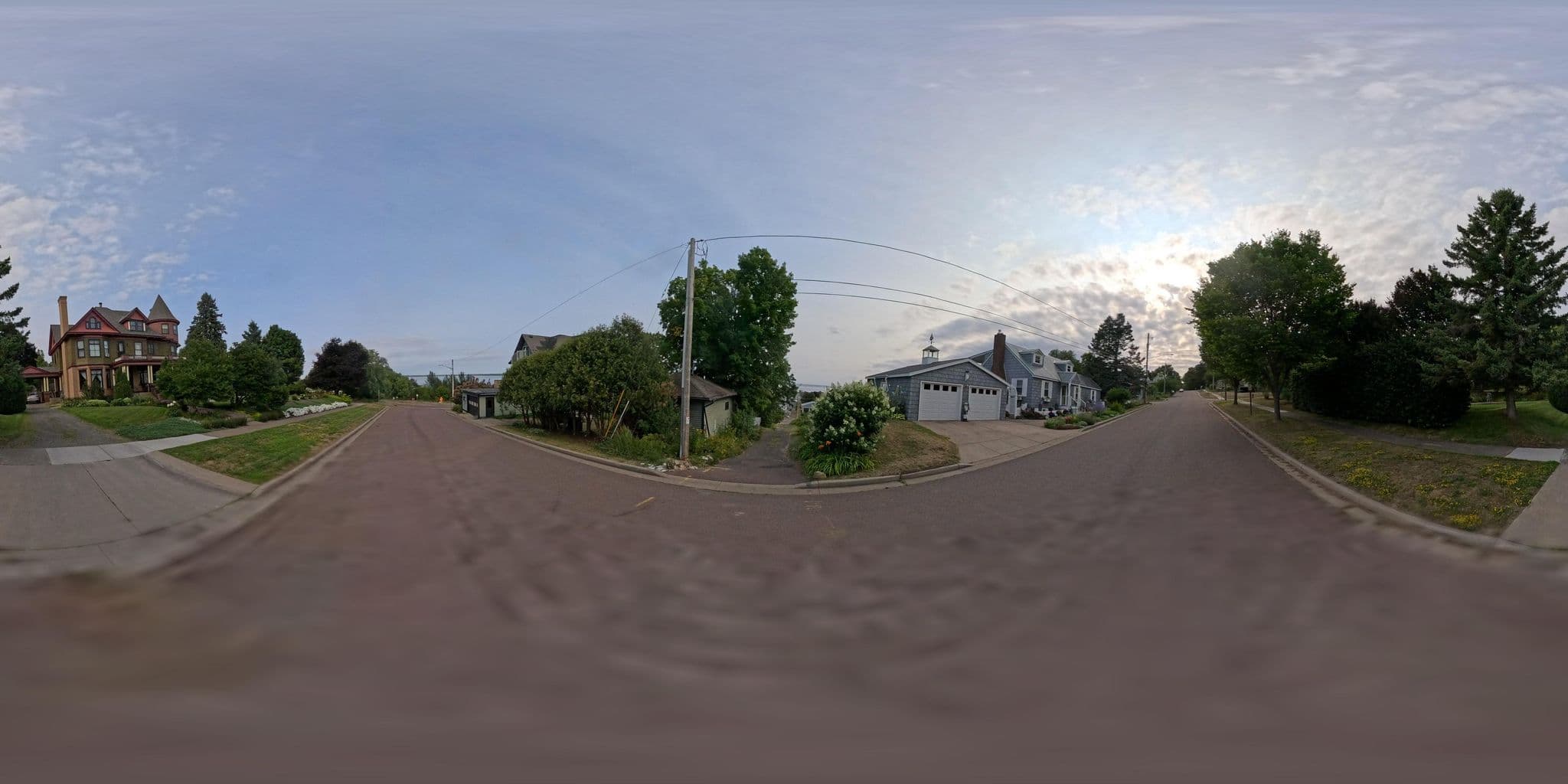 Street view near Le Chateau, Washburn — © cartographer (CC BY-SA · Mapillary)