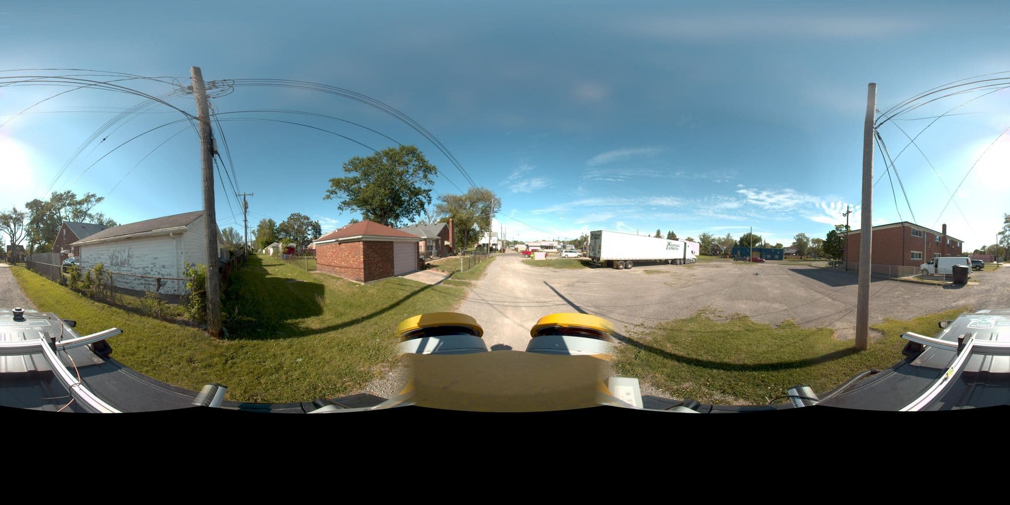Street view near Robert Owen Cooperative House, Eastpointe — © codgis (CC BY-SA · Mapillary)