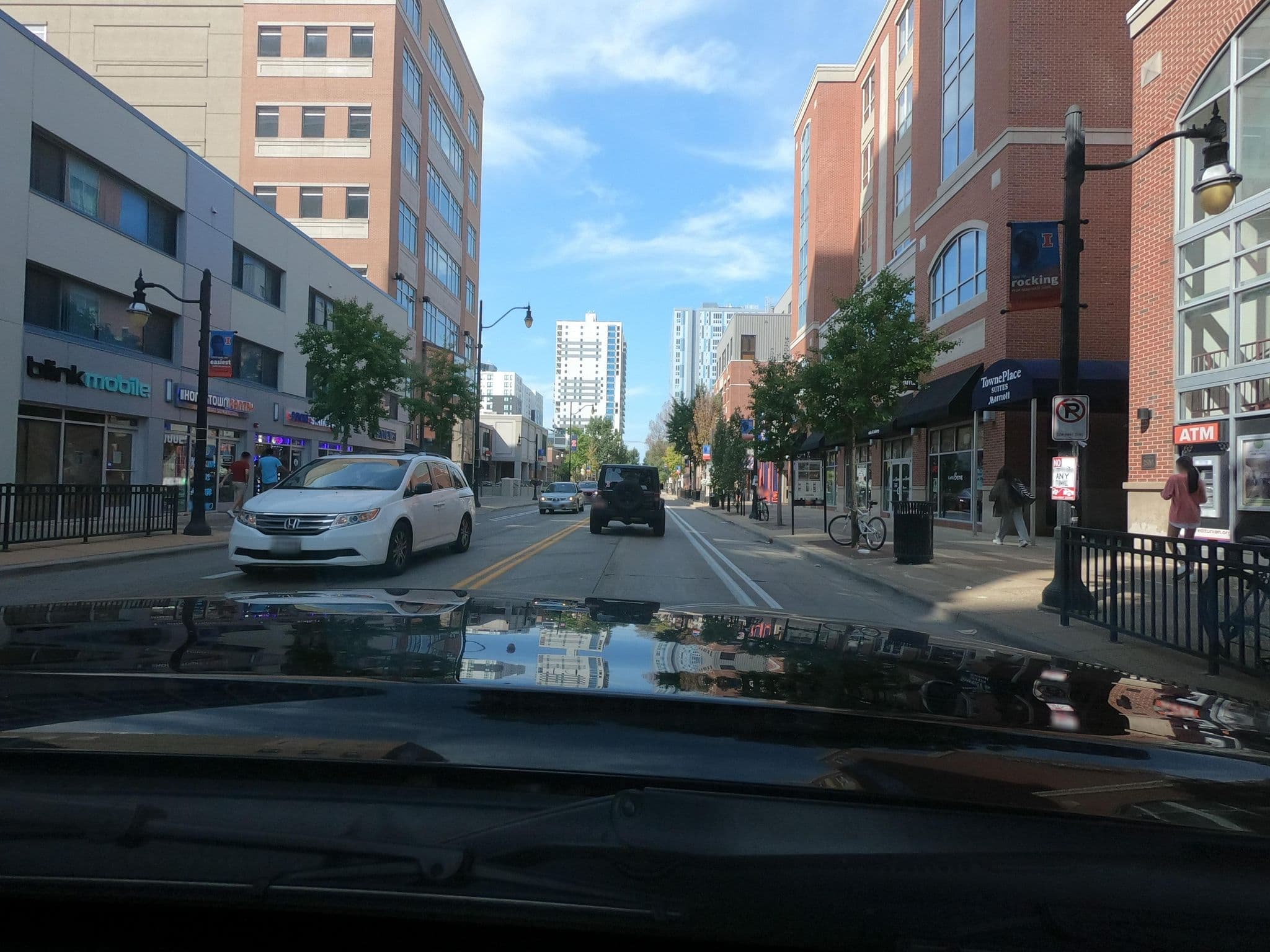Street view near TownePlace Suites, Champaign — © apmwa (CC BY-SA · Mapillary)